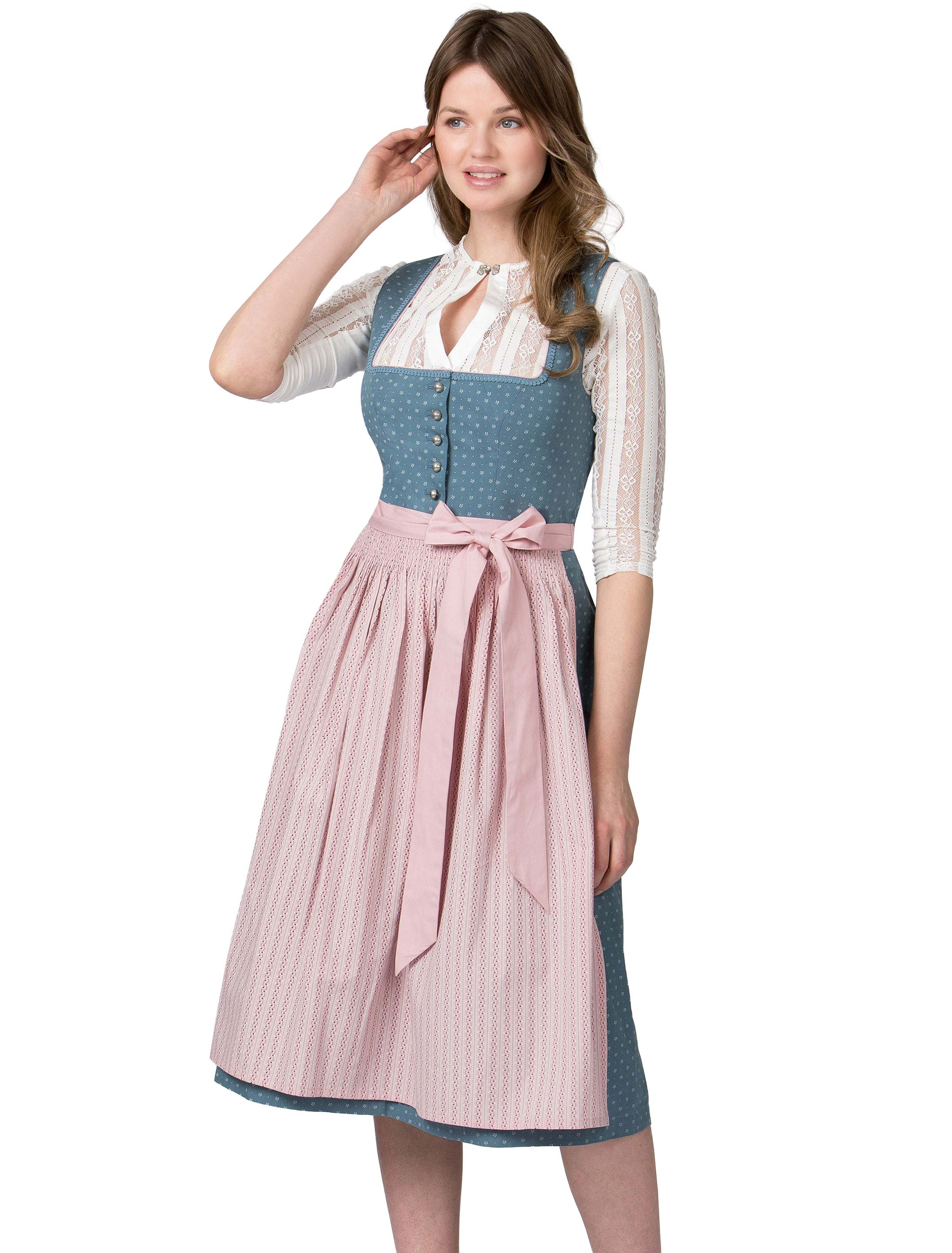Dirndl Madeline Damen blau 40