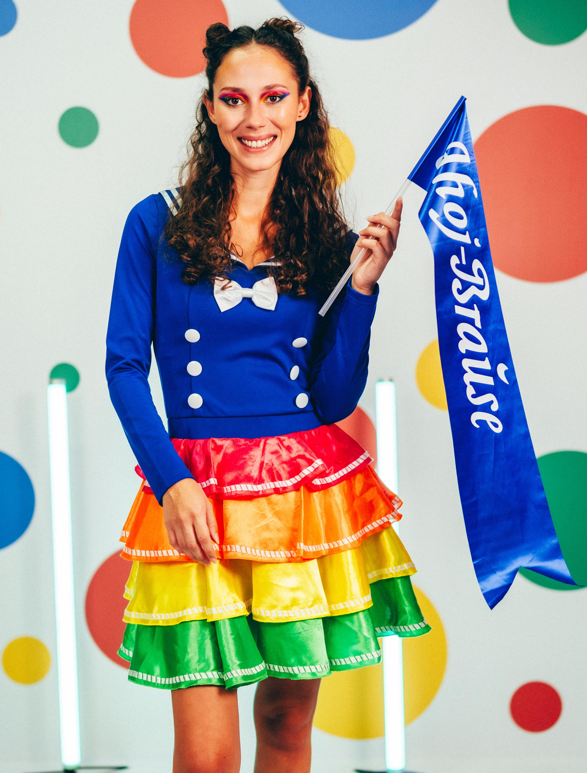 Kleid Ahoj-Brause Damen bunt 50 Farbe: bunt