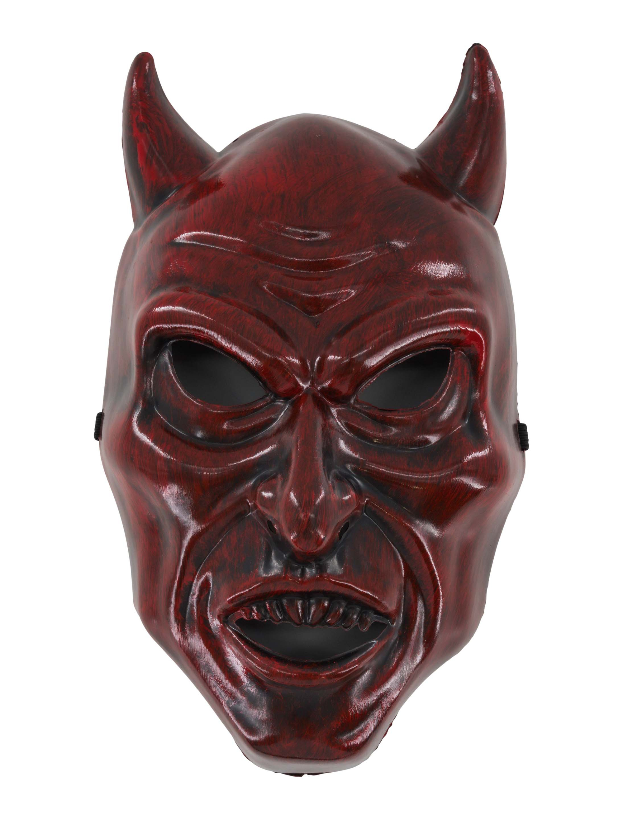 Kostümzubehör Maske Teufel rot/schwarz