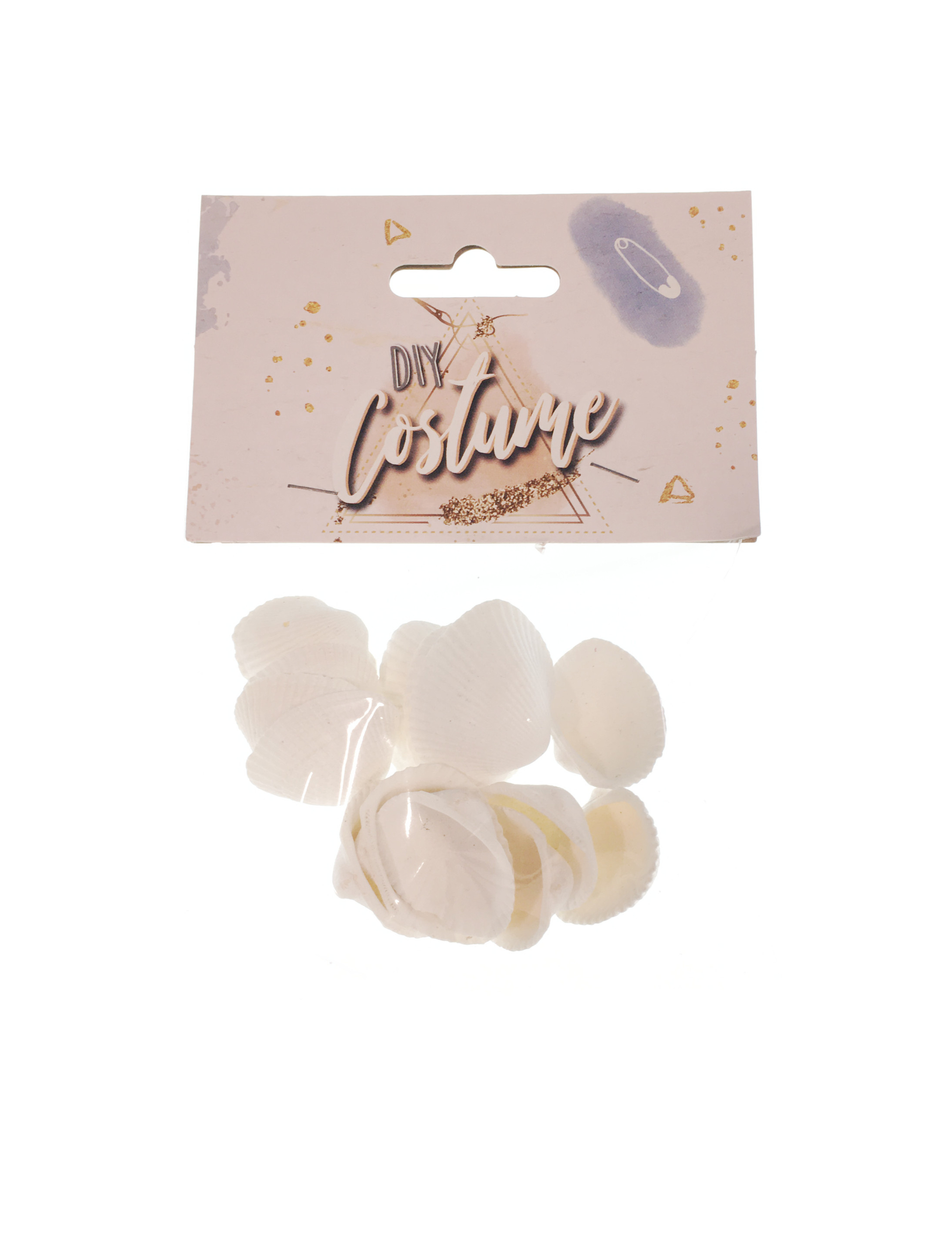 Kostümzubehör Deko Muscheln Farbe: cremeweiß