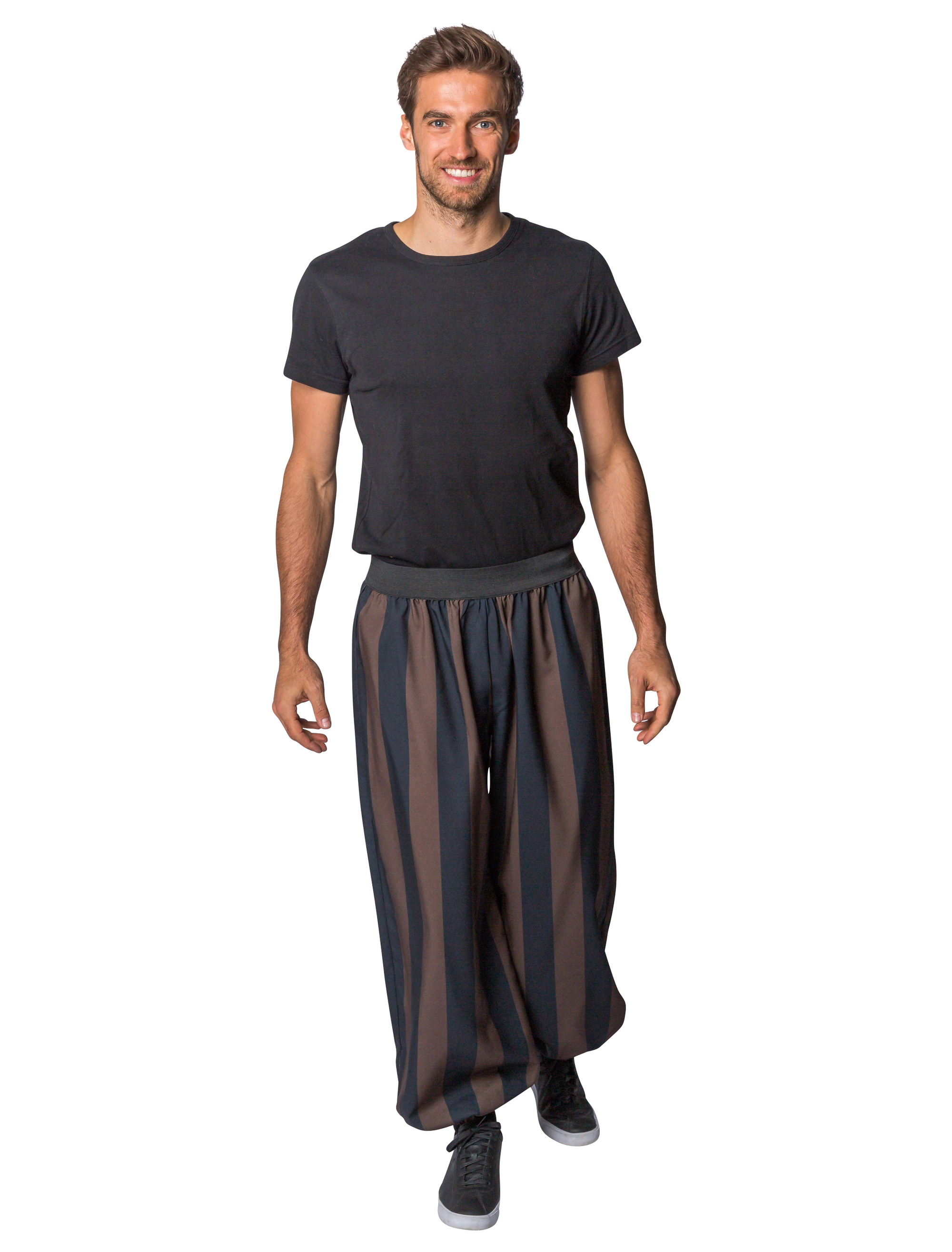 Hose Pirat schwarz/braun M/L