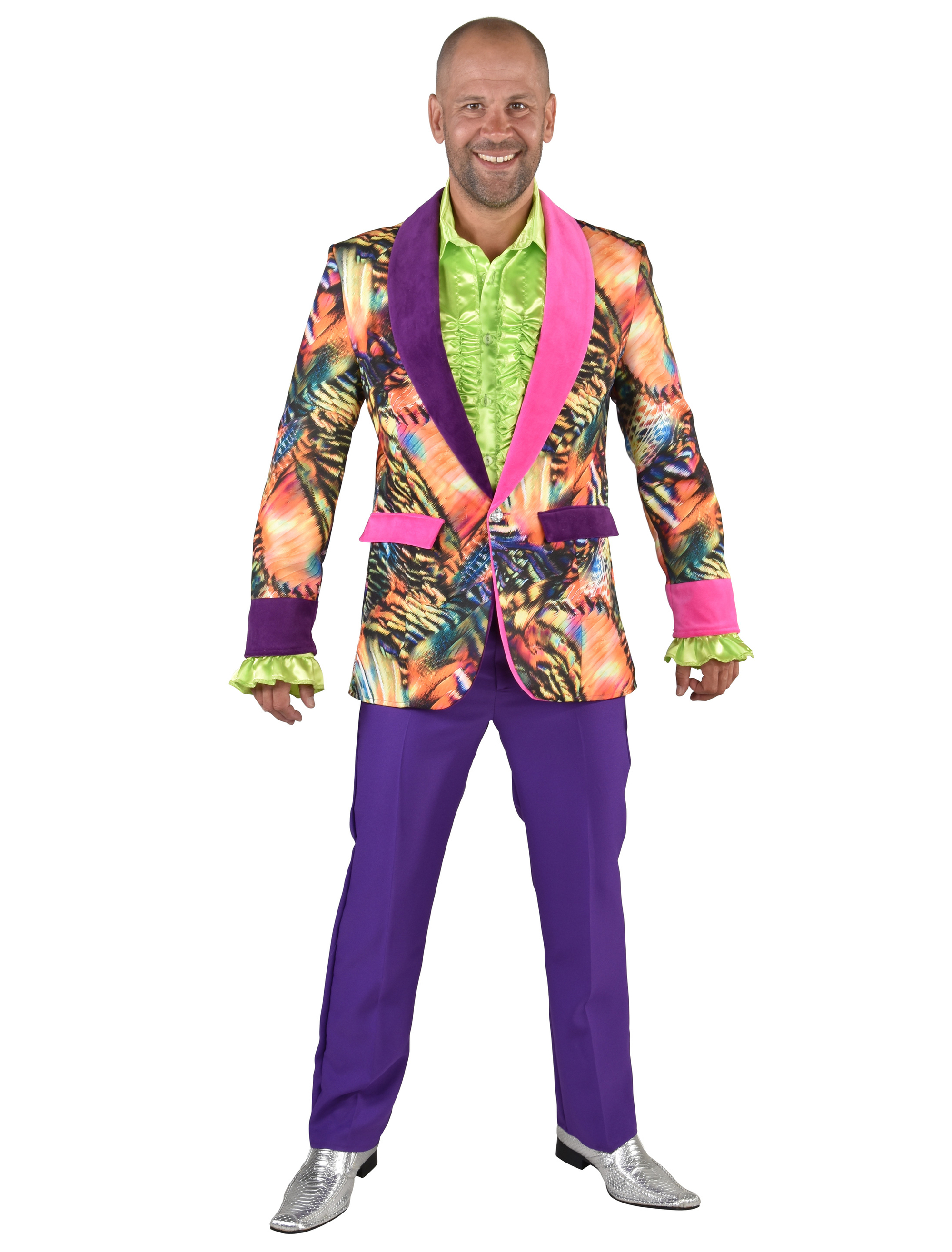 Jacke Herren bunt M Farbe: bunt