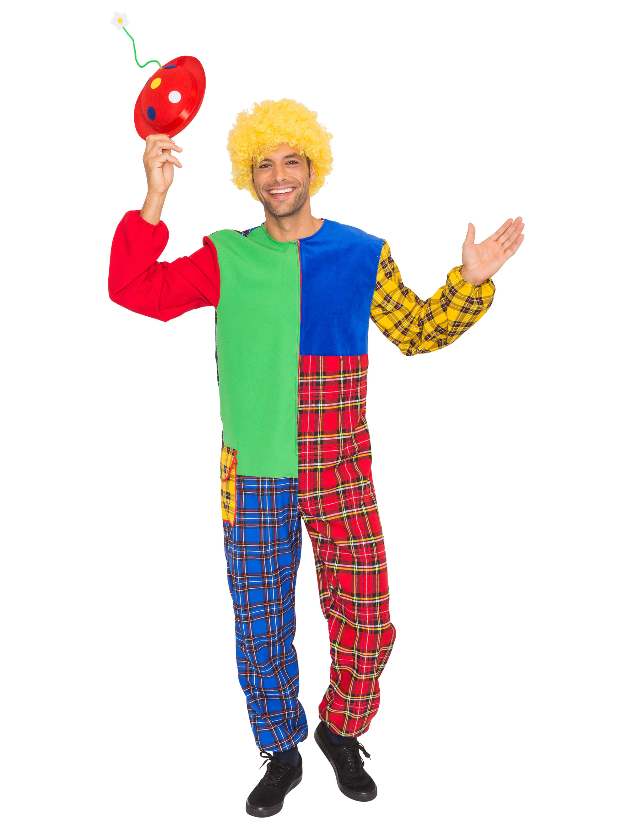 Overall Clown bunt S/M Farbe: bunt