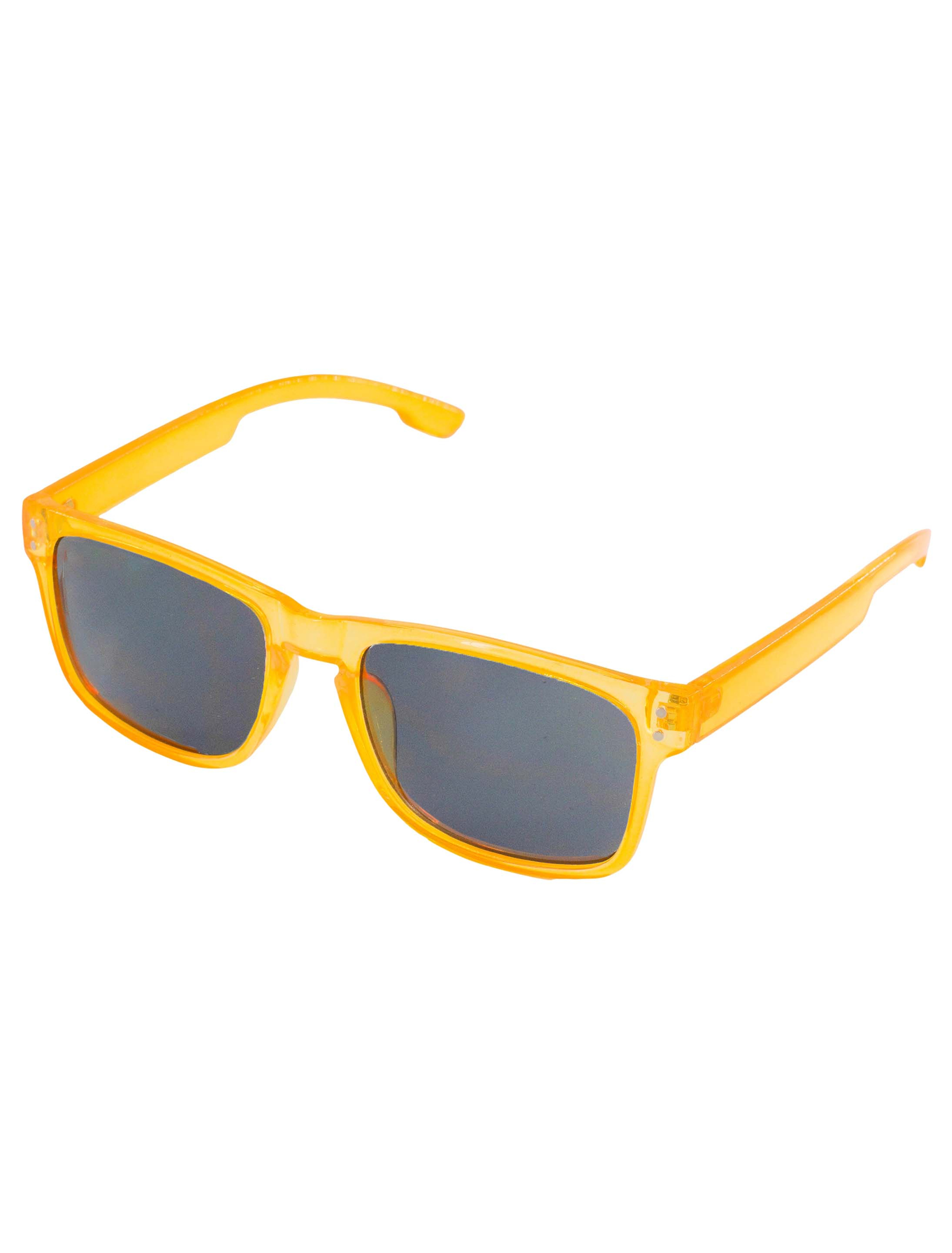 Kostümzubehör Brille Neon neonorange