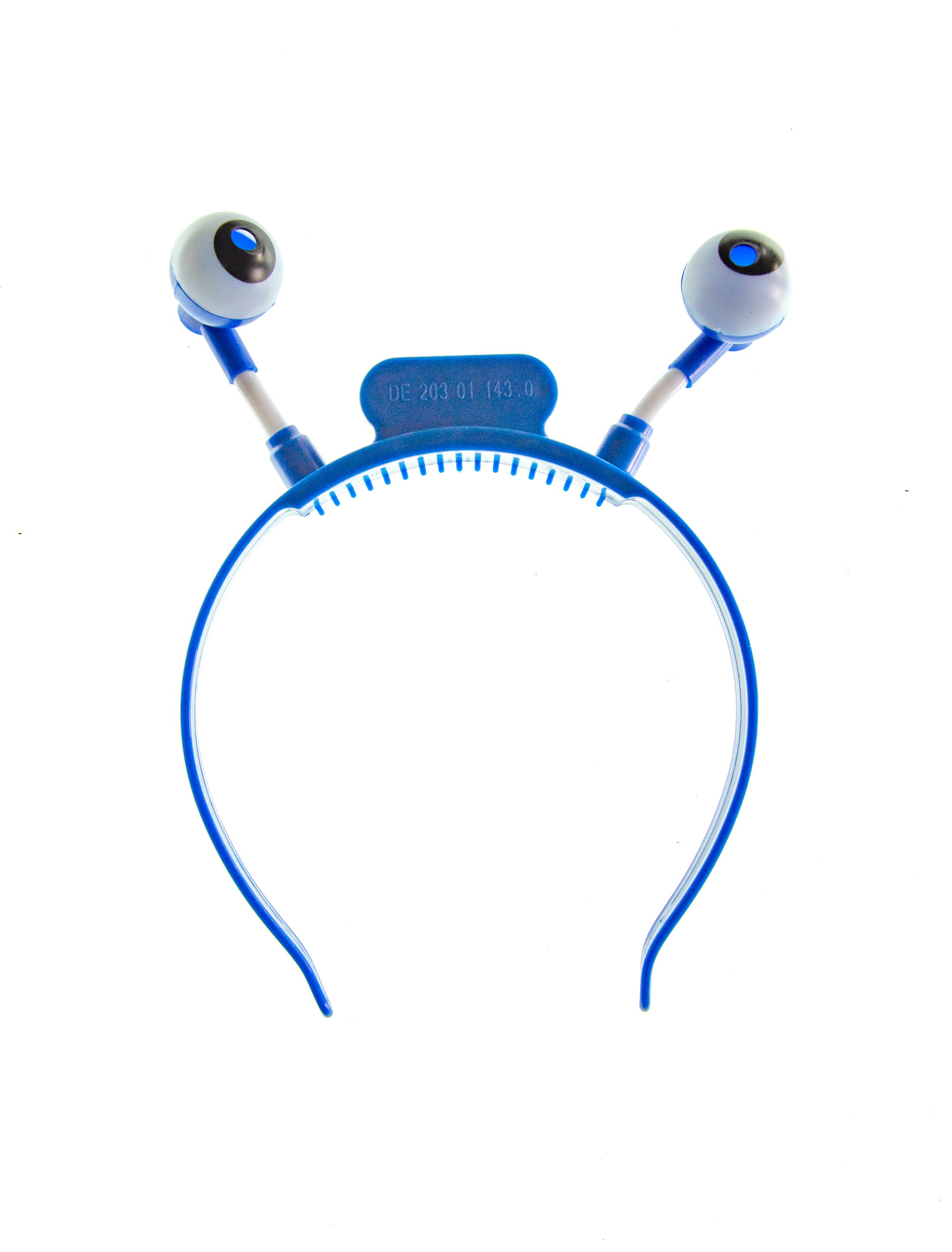 Kostümzubehör LED Haarreif Monster blau