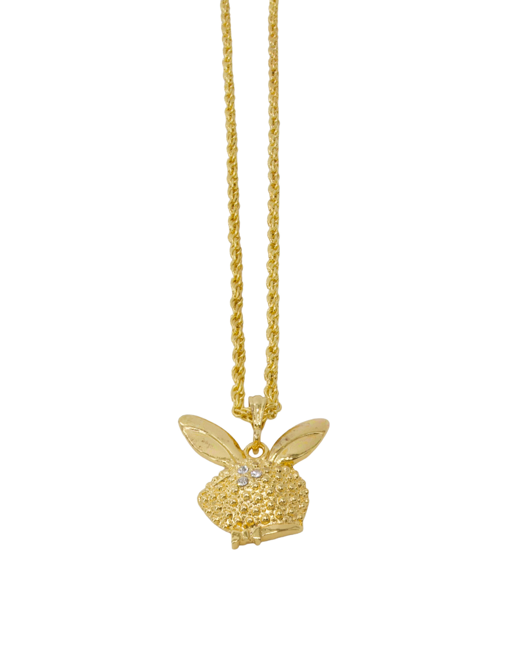 Kostümzubehör Halskette Bunny gold