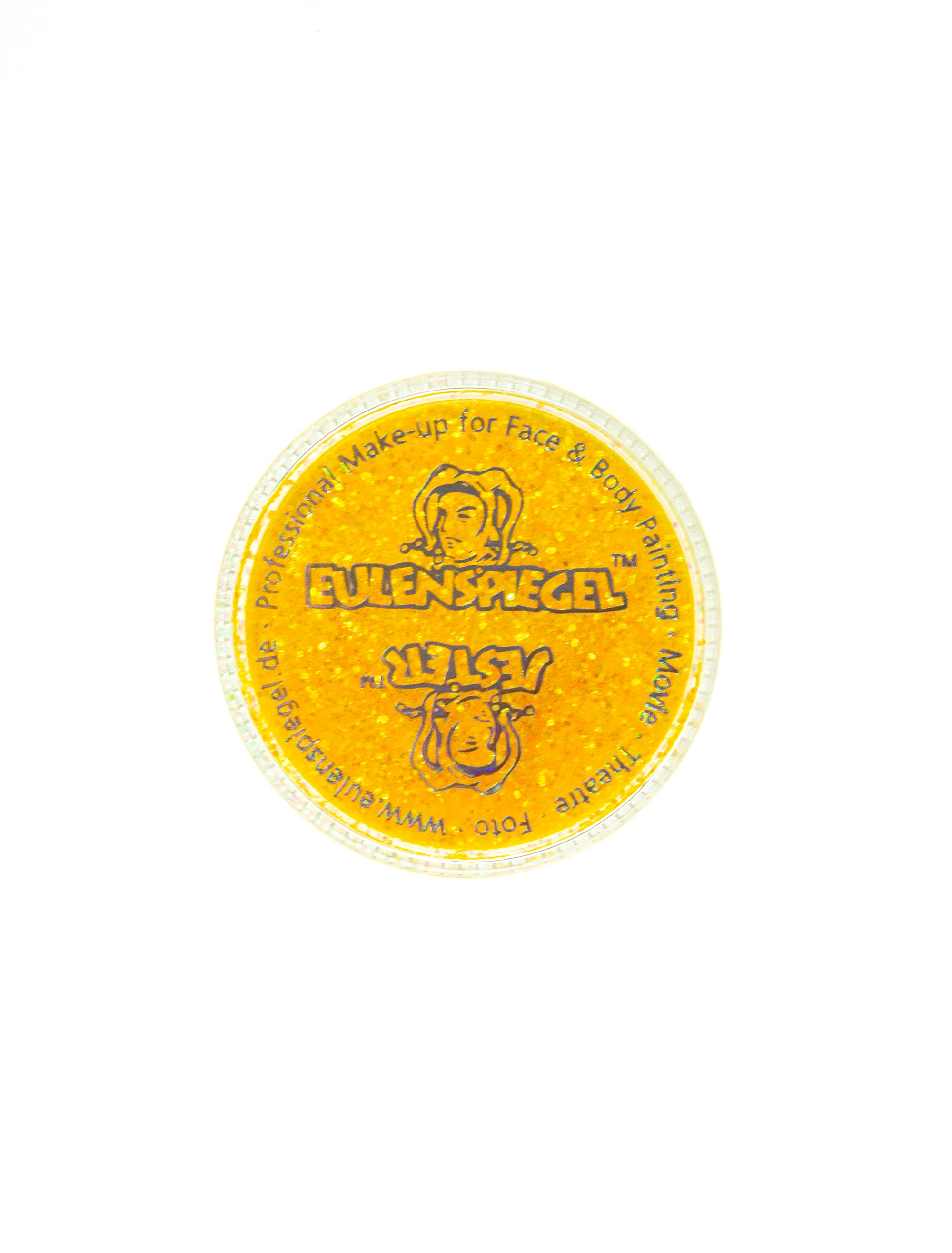 Glitzer 6g candy yellow Schminke für Karneval & Fasching