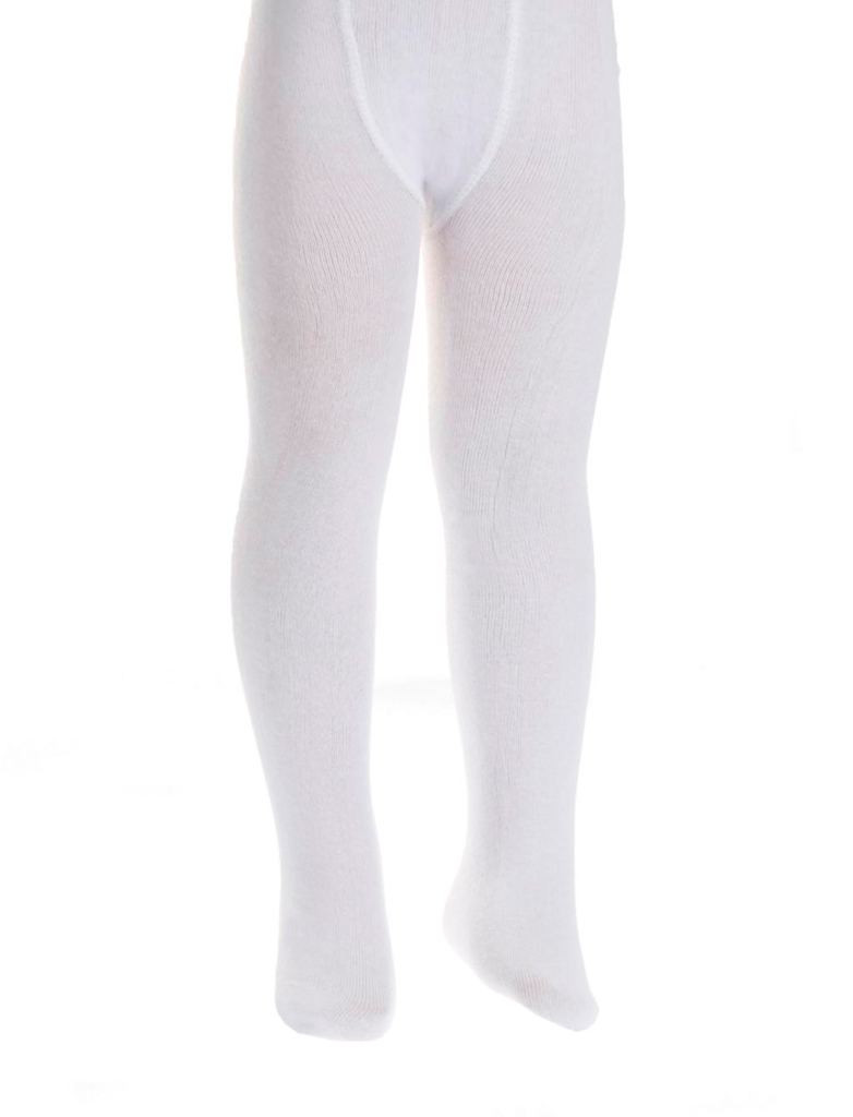 Kostümzubehör Strumpfhose Kinder Mädchen weiß 140-146