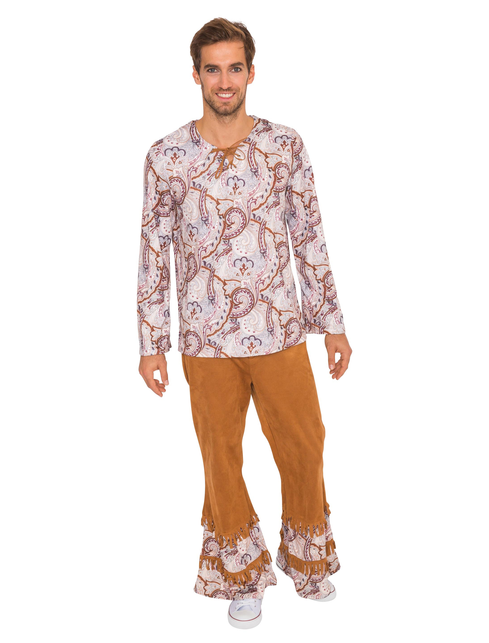 Hose Hippie Herren braun 50-52