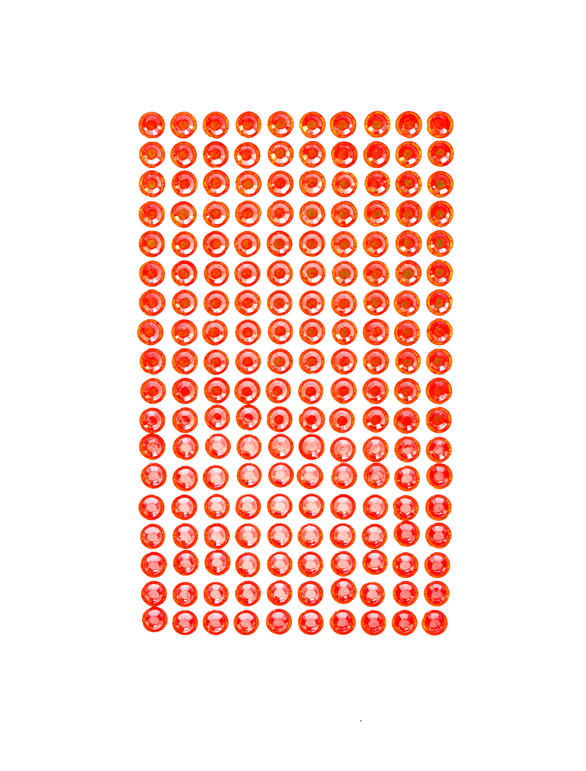 Strasssticker 180 Stk. rot Schminke für Karneval & Fasching