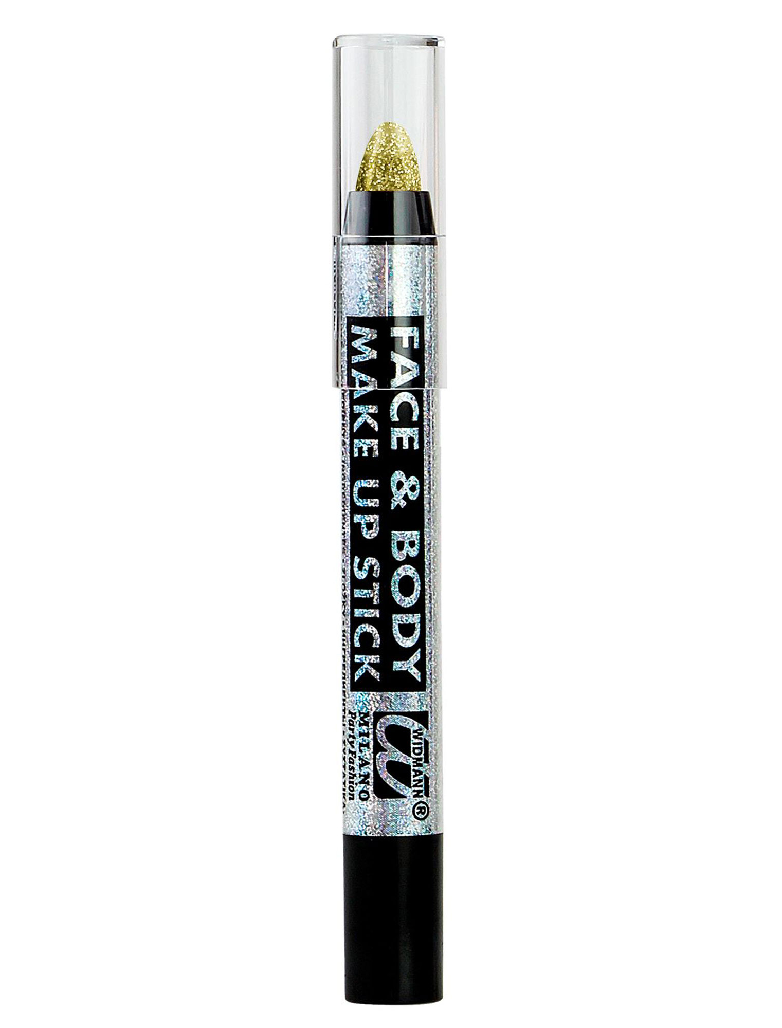 Schminkstift herausdrehbar gold Schminke für Karneval & Fasching