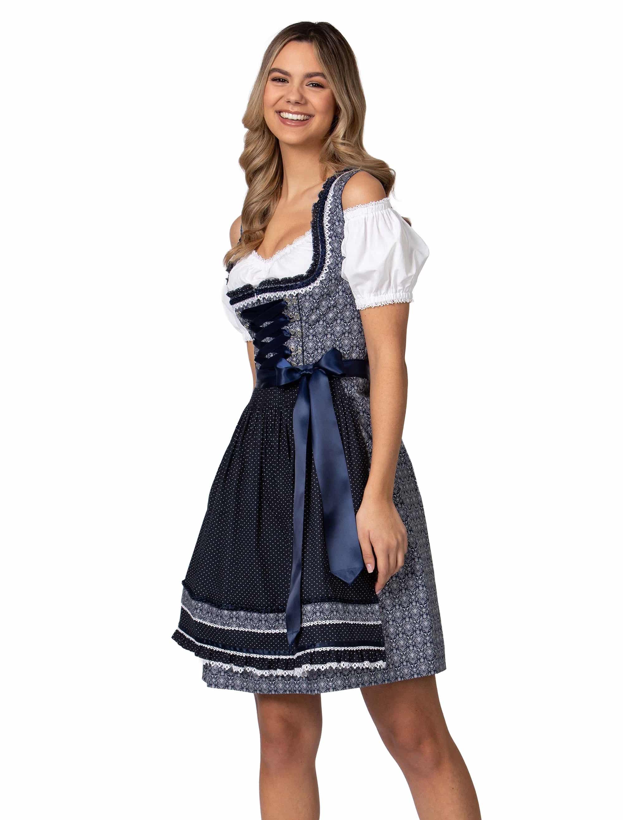 Dirndl Kim Damen dunkelblau 46
