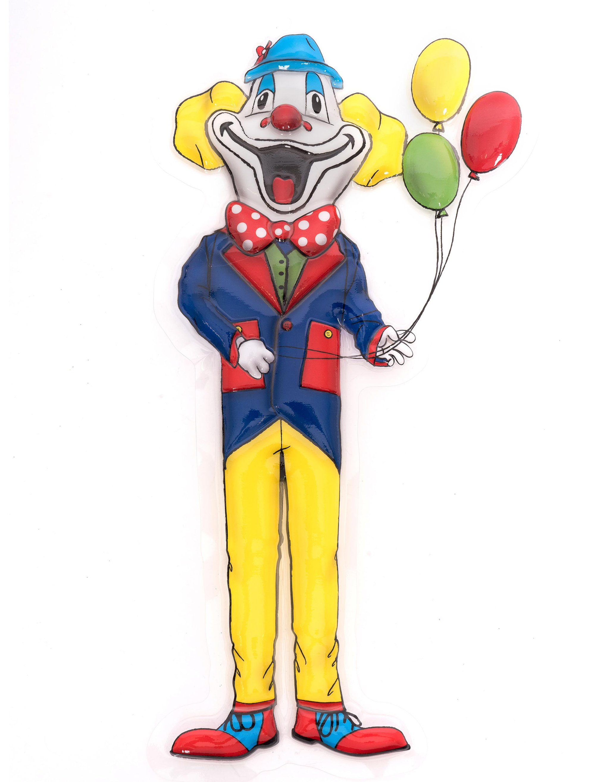 Wanddeko Deiters Clown mit Ballon 80cm Farbe: bunt