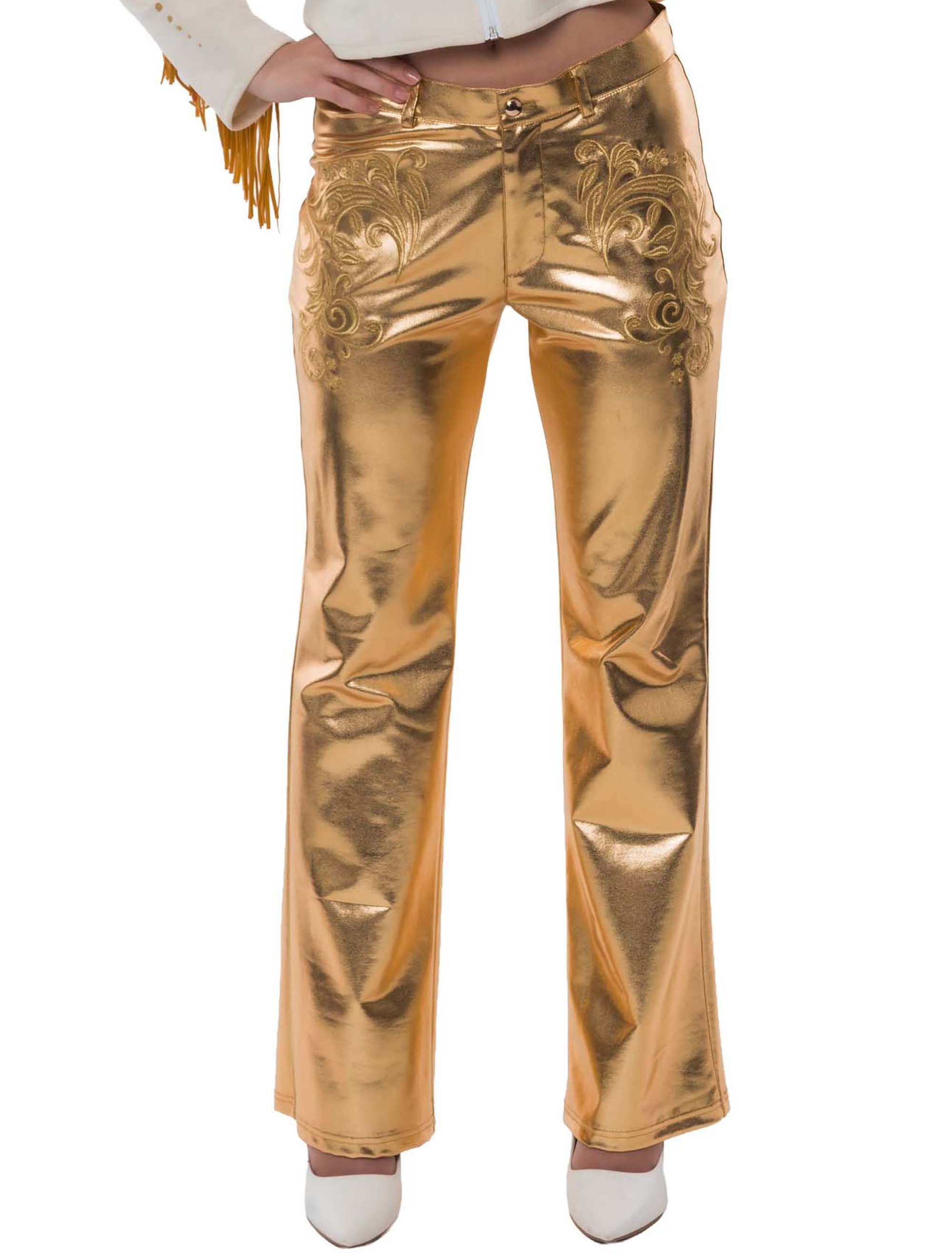 Hose Wilder Westen Damen gold L