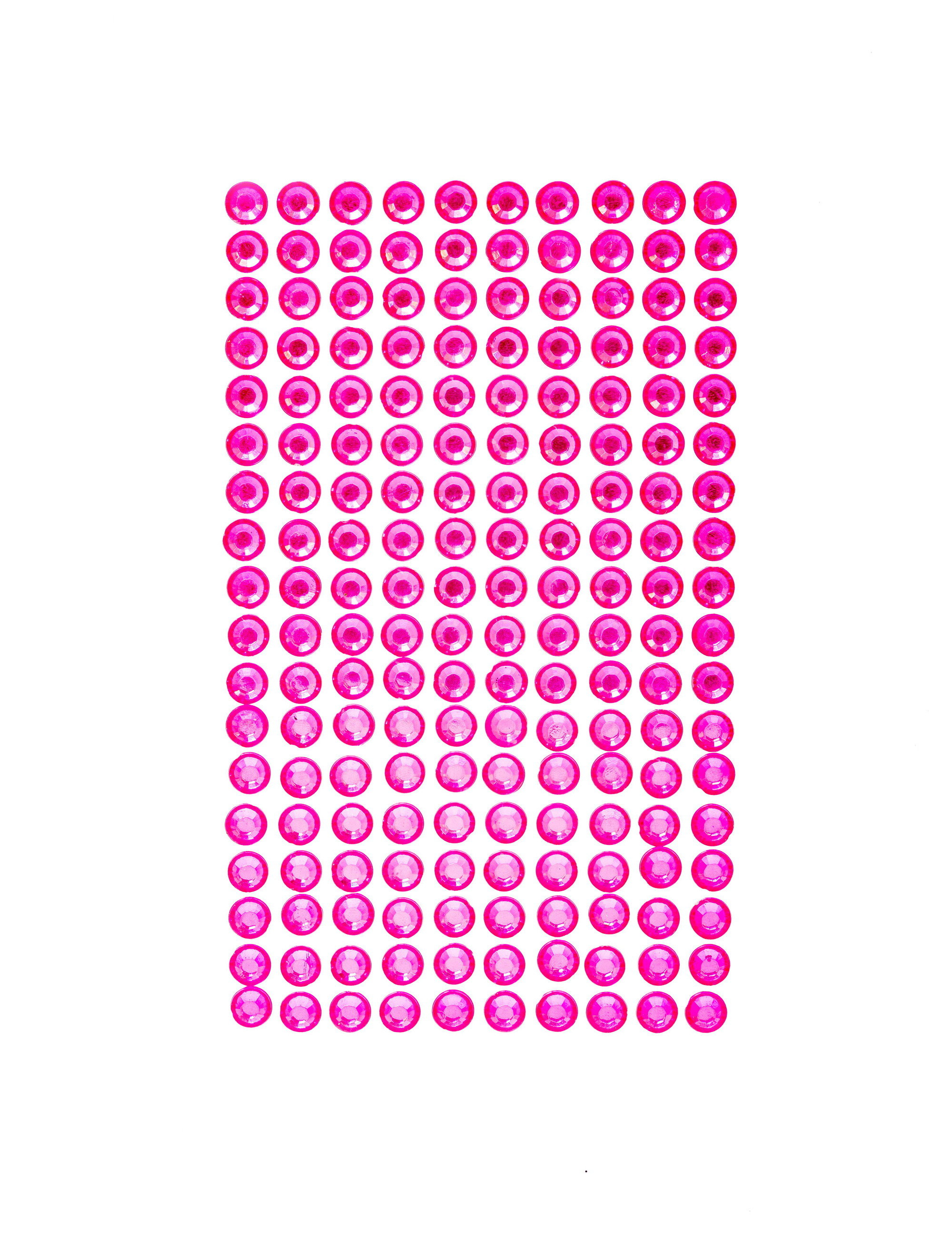 Strasssticker 180 Stk. pink Schminke für Karneval & Fasching