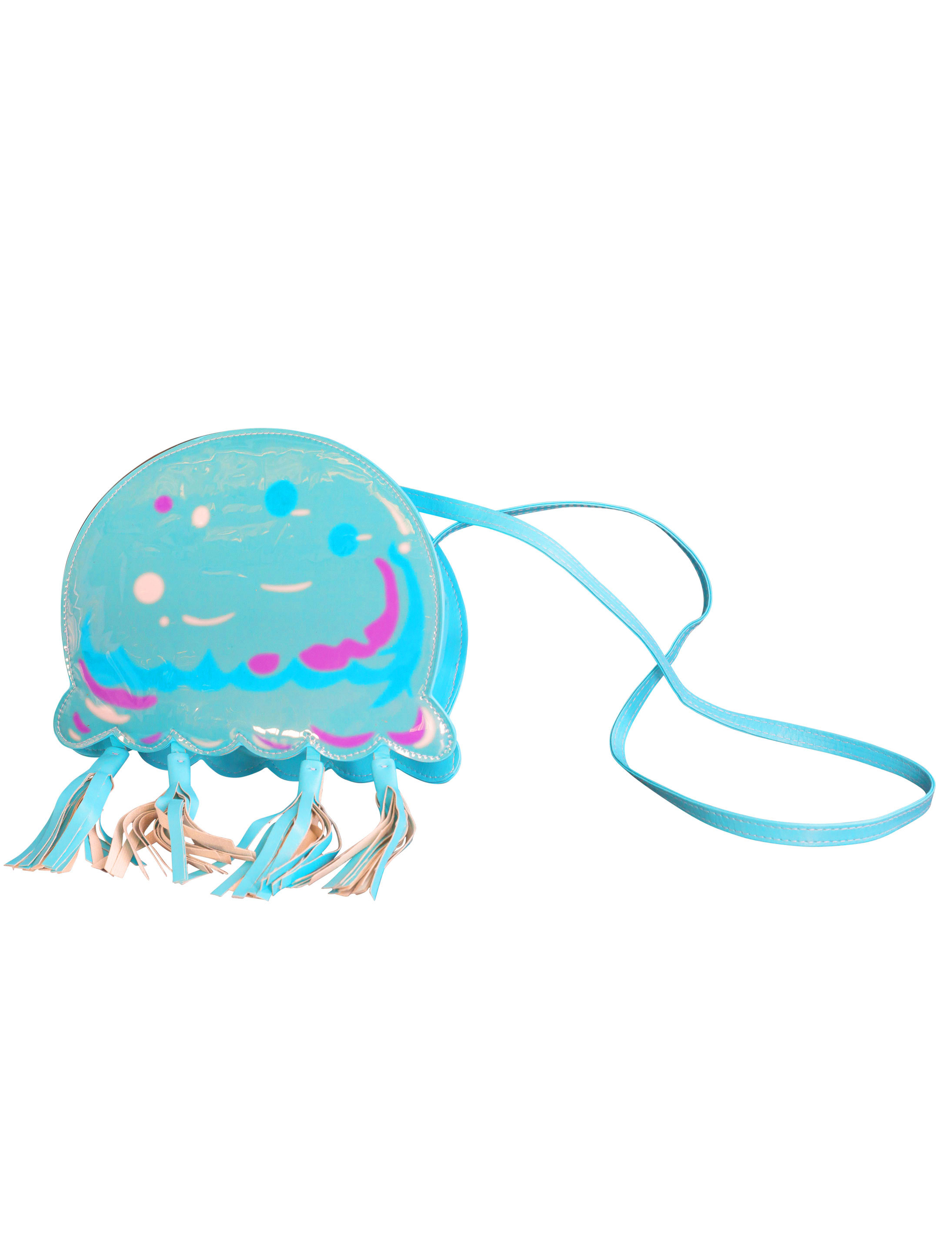 Kostümzubehör Tasche Qualle blau
