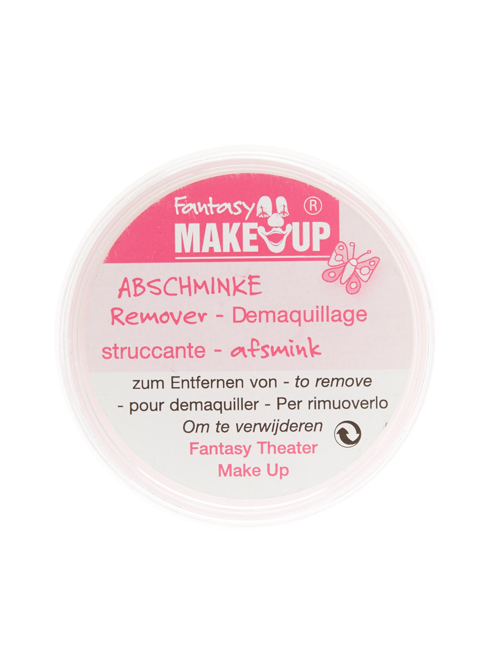 Abschminke 20g Schminke für Karneval & Fasching Farbe: weiß