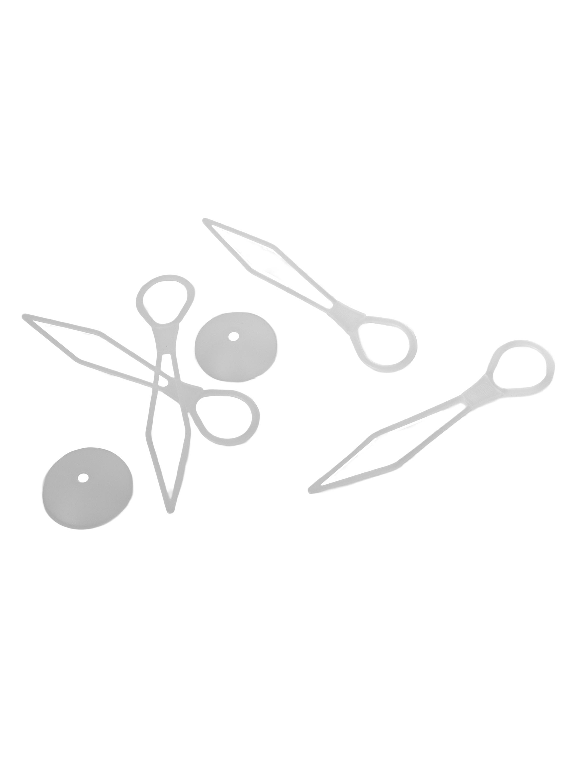 Ballon Fix-Verschlüsse 100 Stk. Farbe: keine Farbe