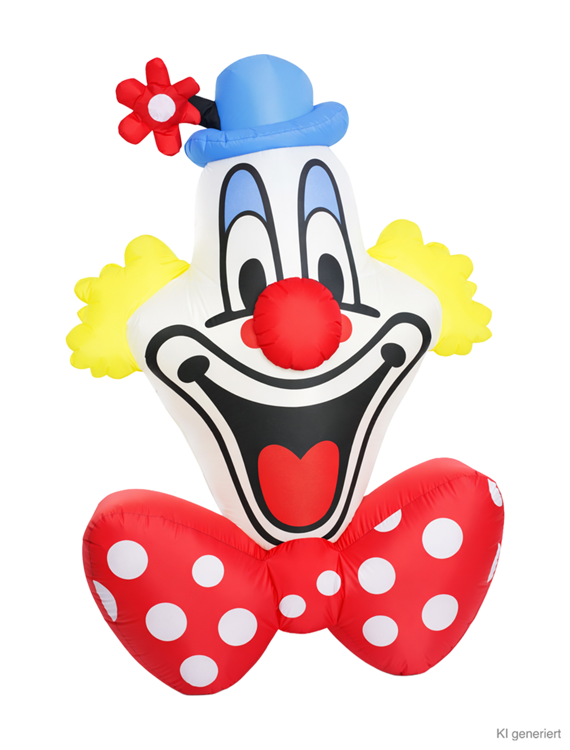 Aufblasbarer Deiters Clown 182cm bunt Farbe: bunt