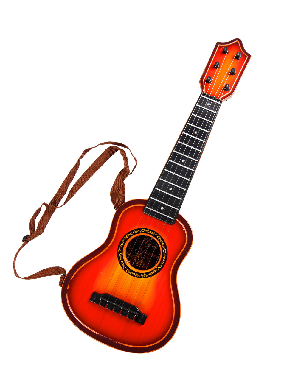 Kostümzubehör Gitarre braun 53cm