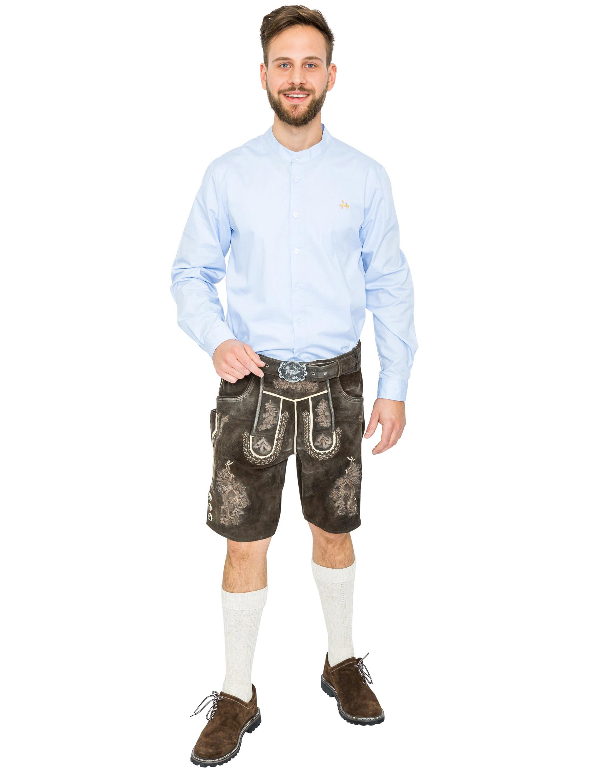 Lederhose Friedel Herren schwarz M