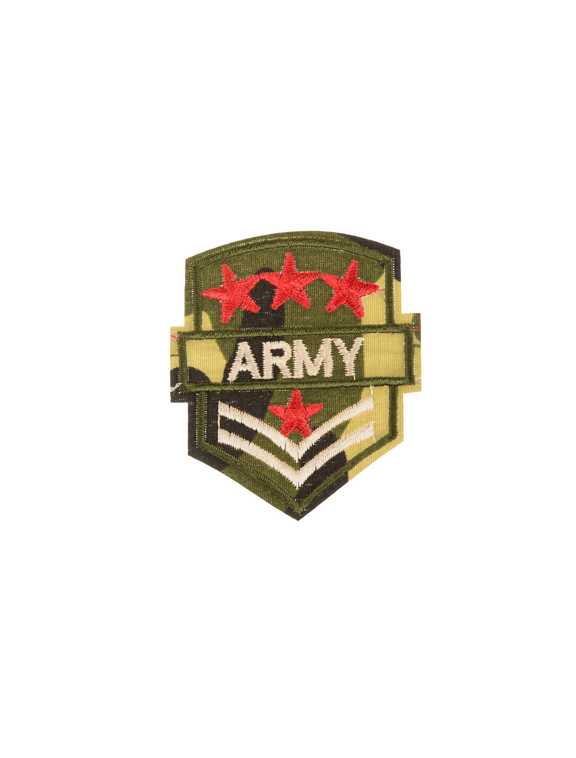 Kostümzubehör Bügelpatch Army Wappen Farbe: camouflage