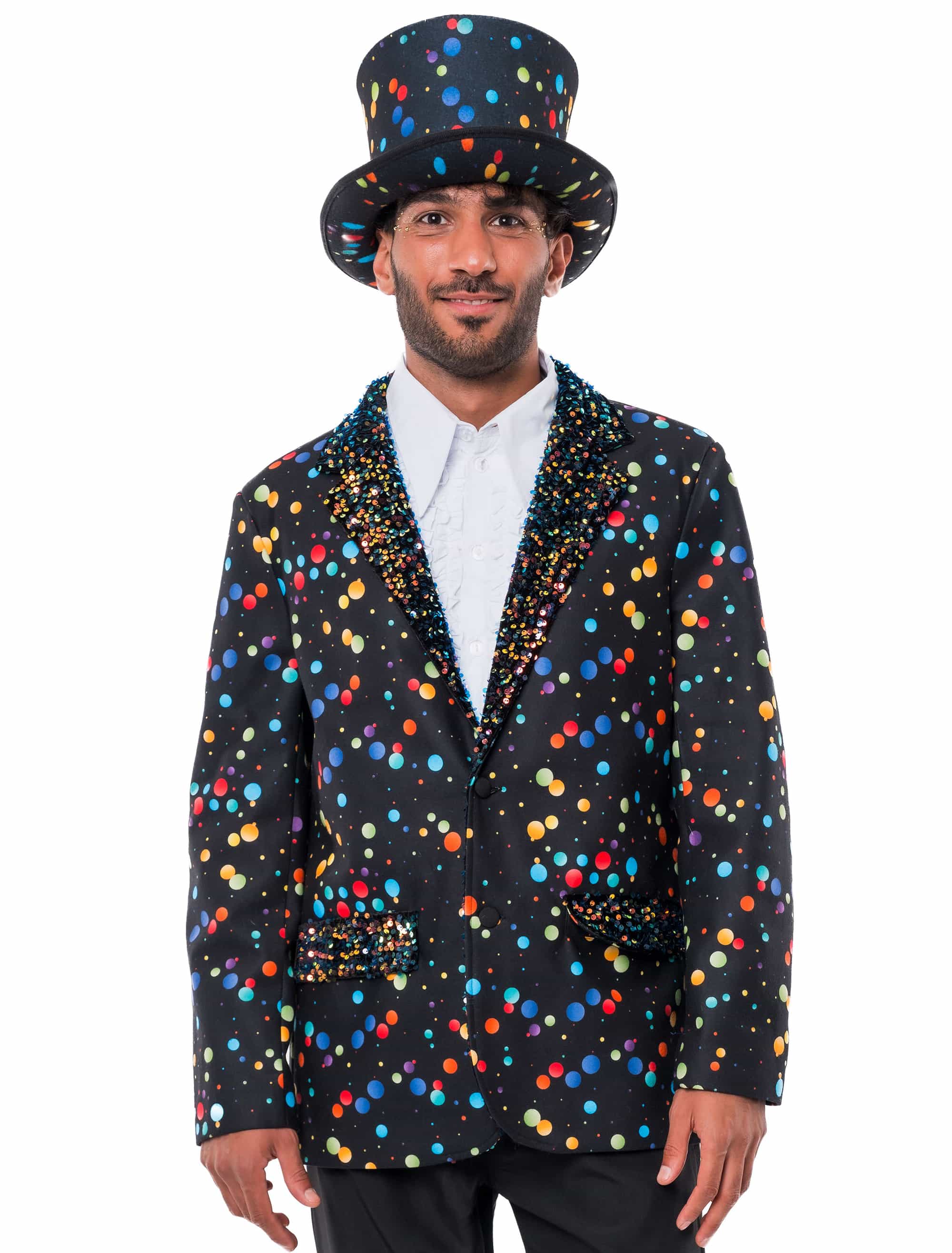 Jacke Konfetti Herren bunt 4XL Farbe: bunt