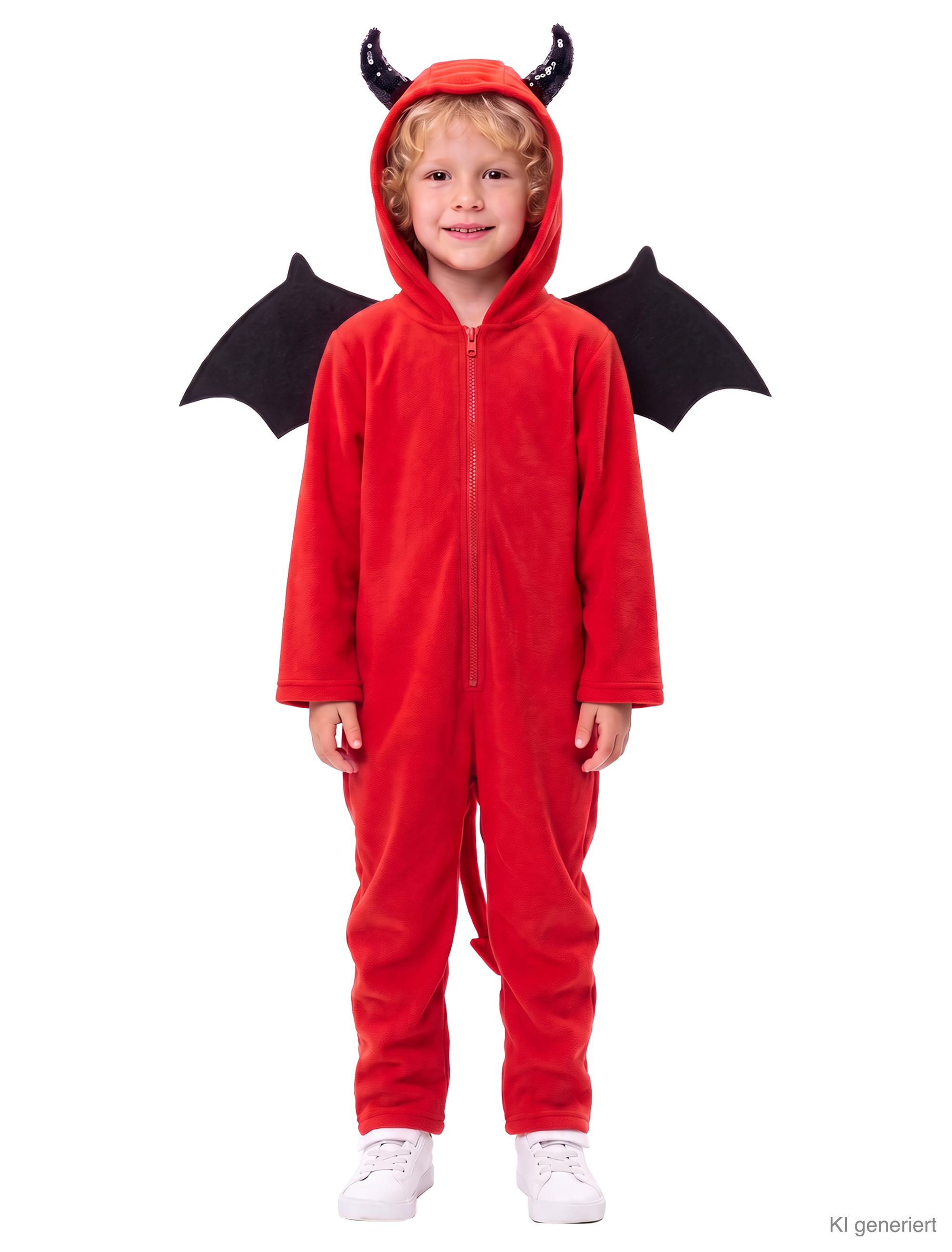 Overall Teufel Kinder rot/schwarz