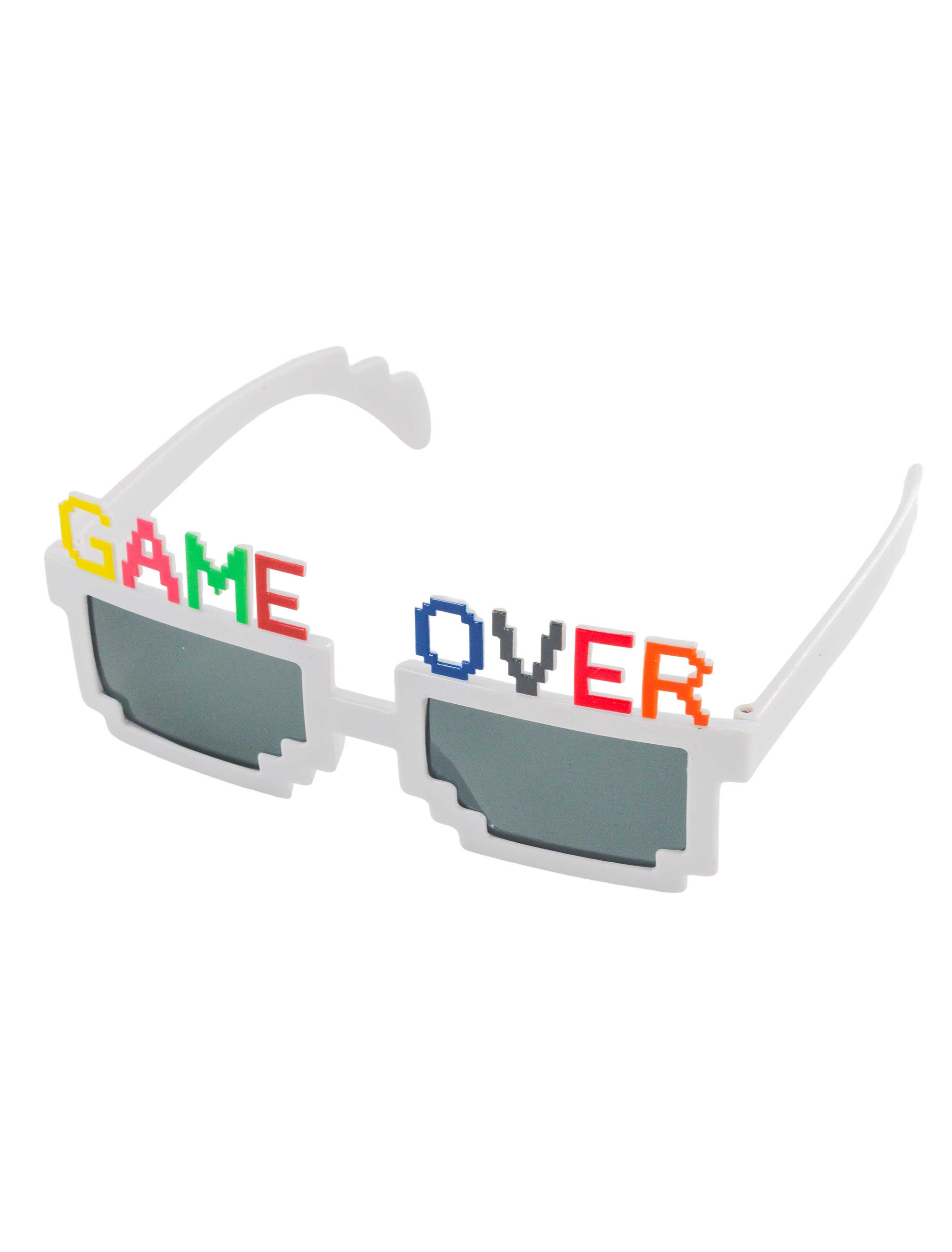 Kostümzubehör Brille 'GAME OVER' bunt Farbe: bunt
