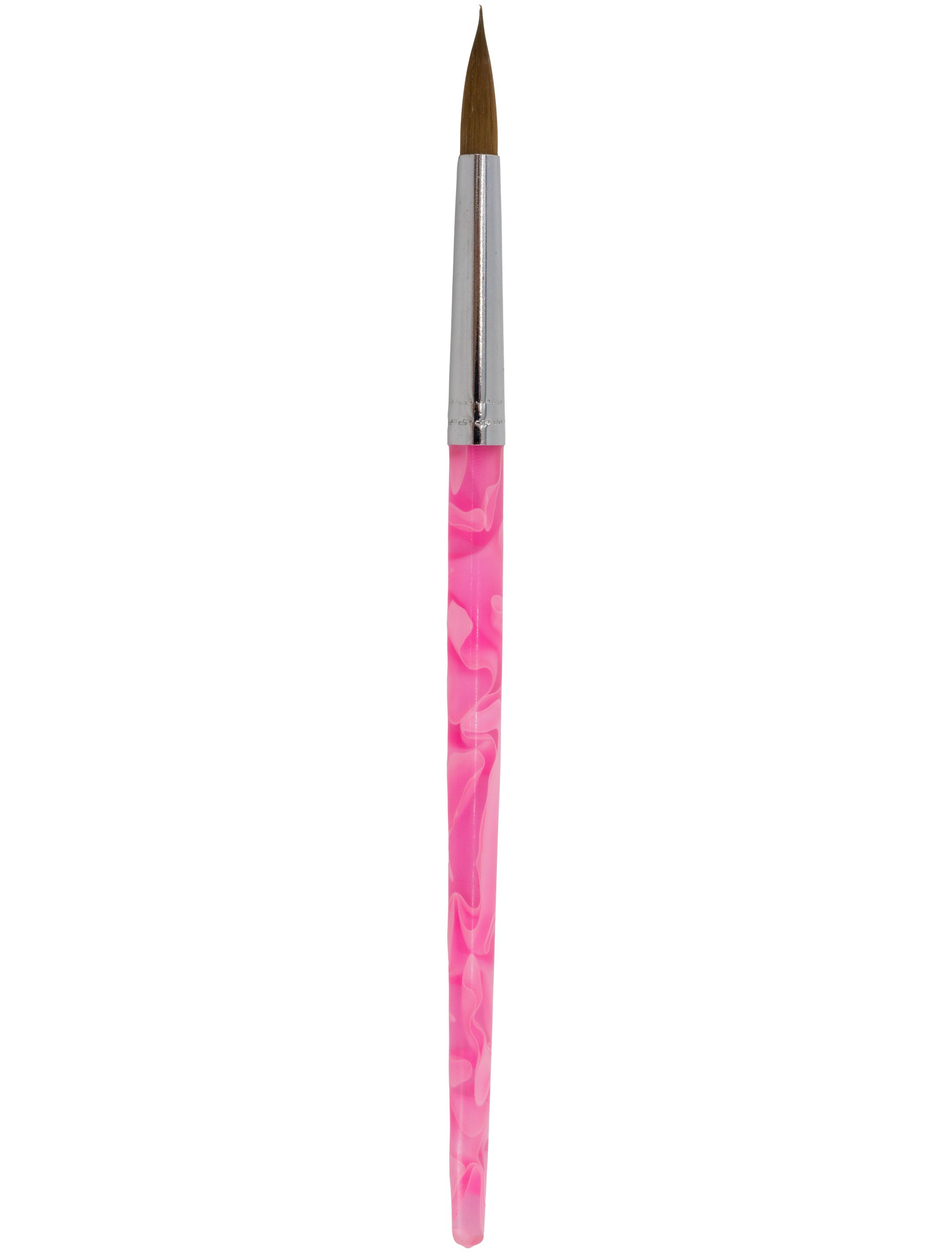 Profi- Kunstfaserpinsel (Gr. 10) Schminke für Karneval & Fasching Farbe: pink