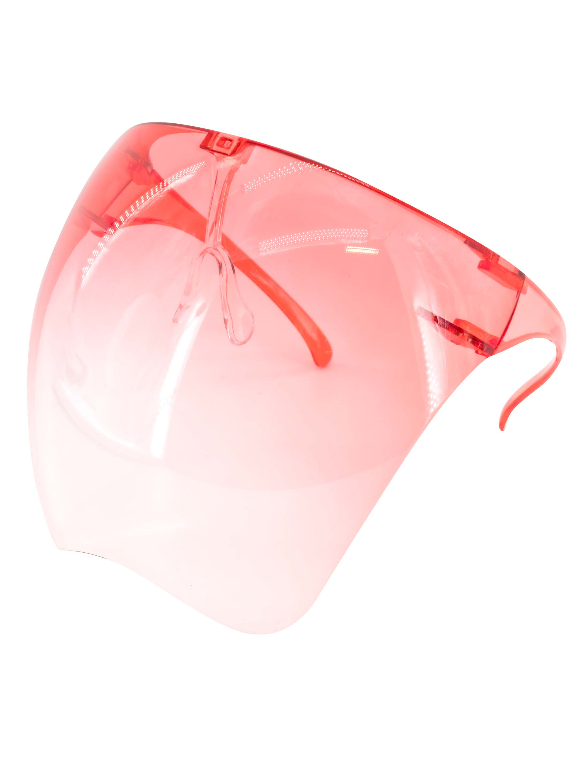 Kostümzubehör Brille Visier rot