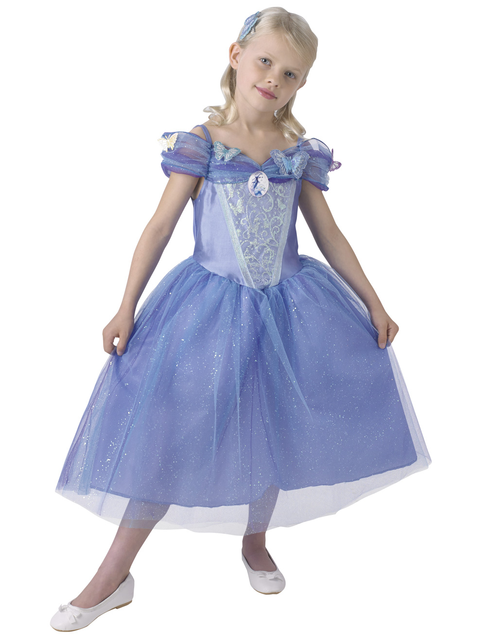 Kleid Cinderella Kinder violett S