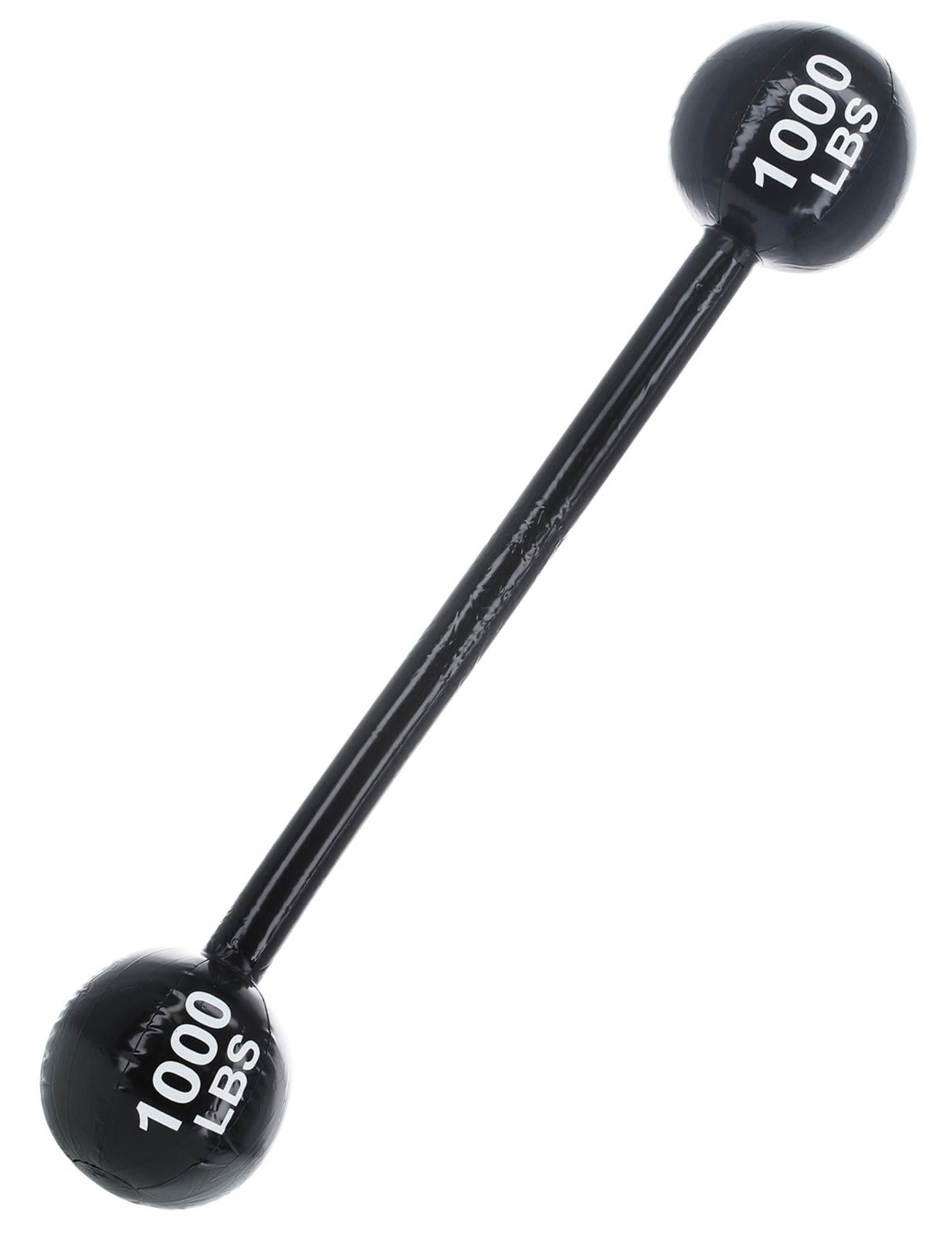 Kostümzubehör Hantel aufblasbar 120cm schwarz