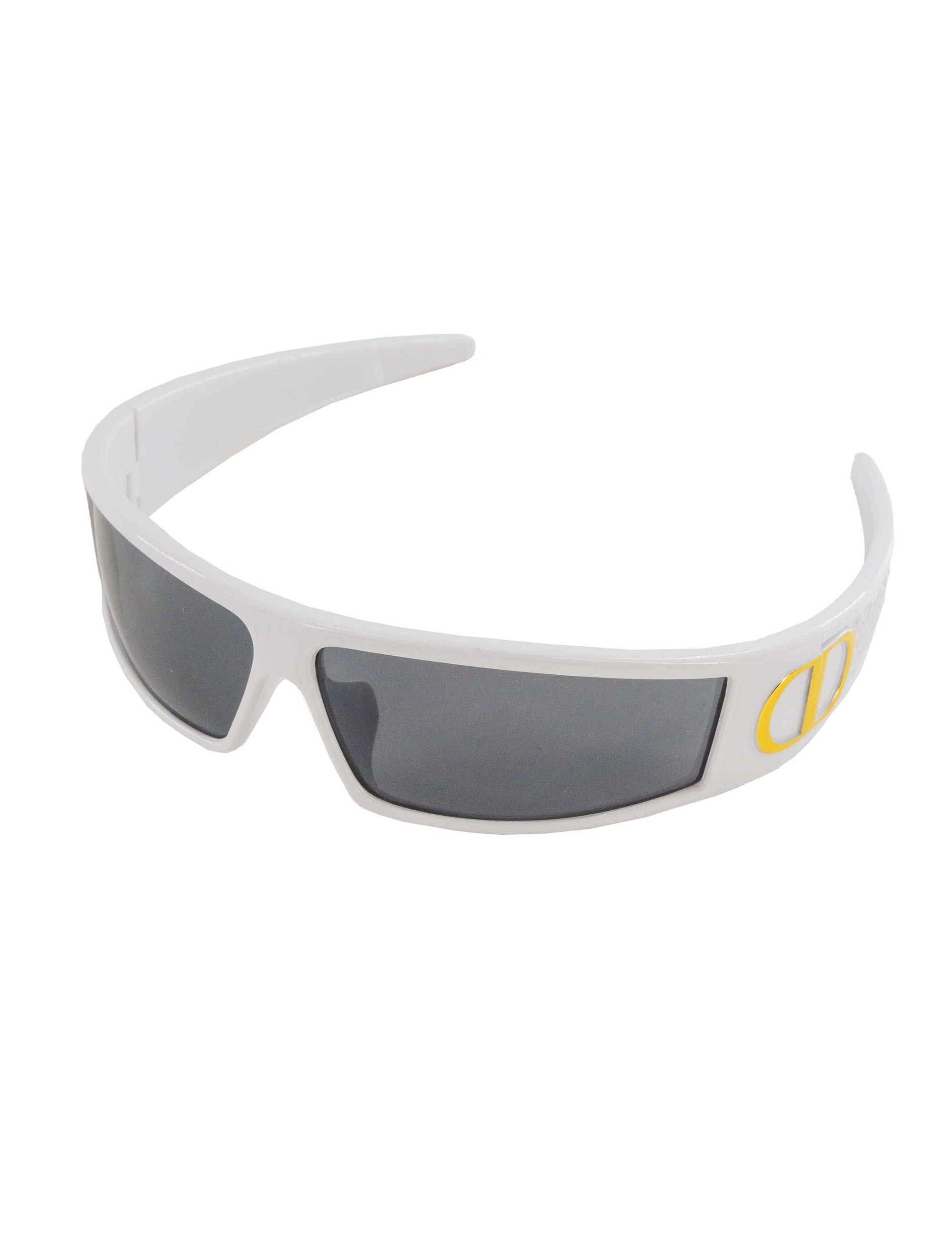 Kostümzubehör Schnelle Brille weiß