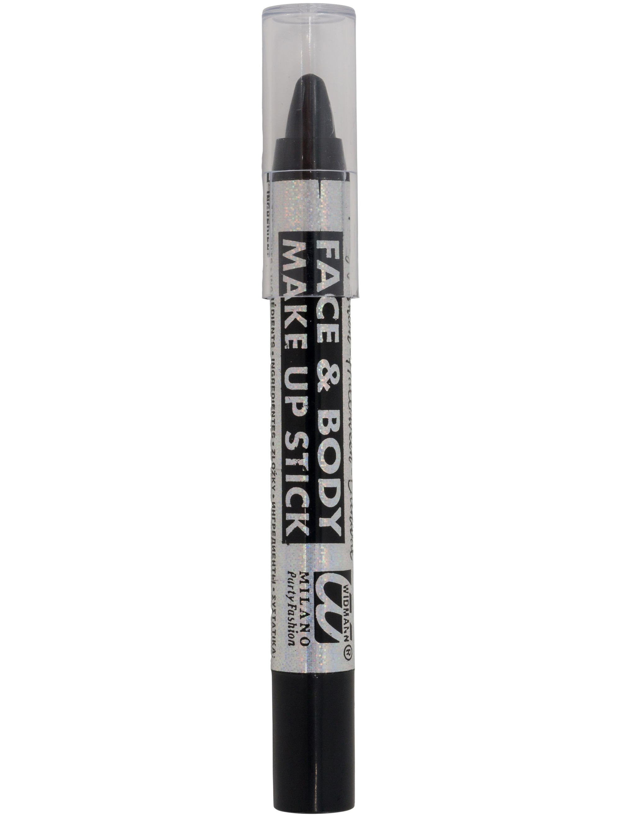 Schminkstift herausdrehbar schwarz Schminke für Karneval & Fasching