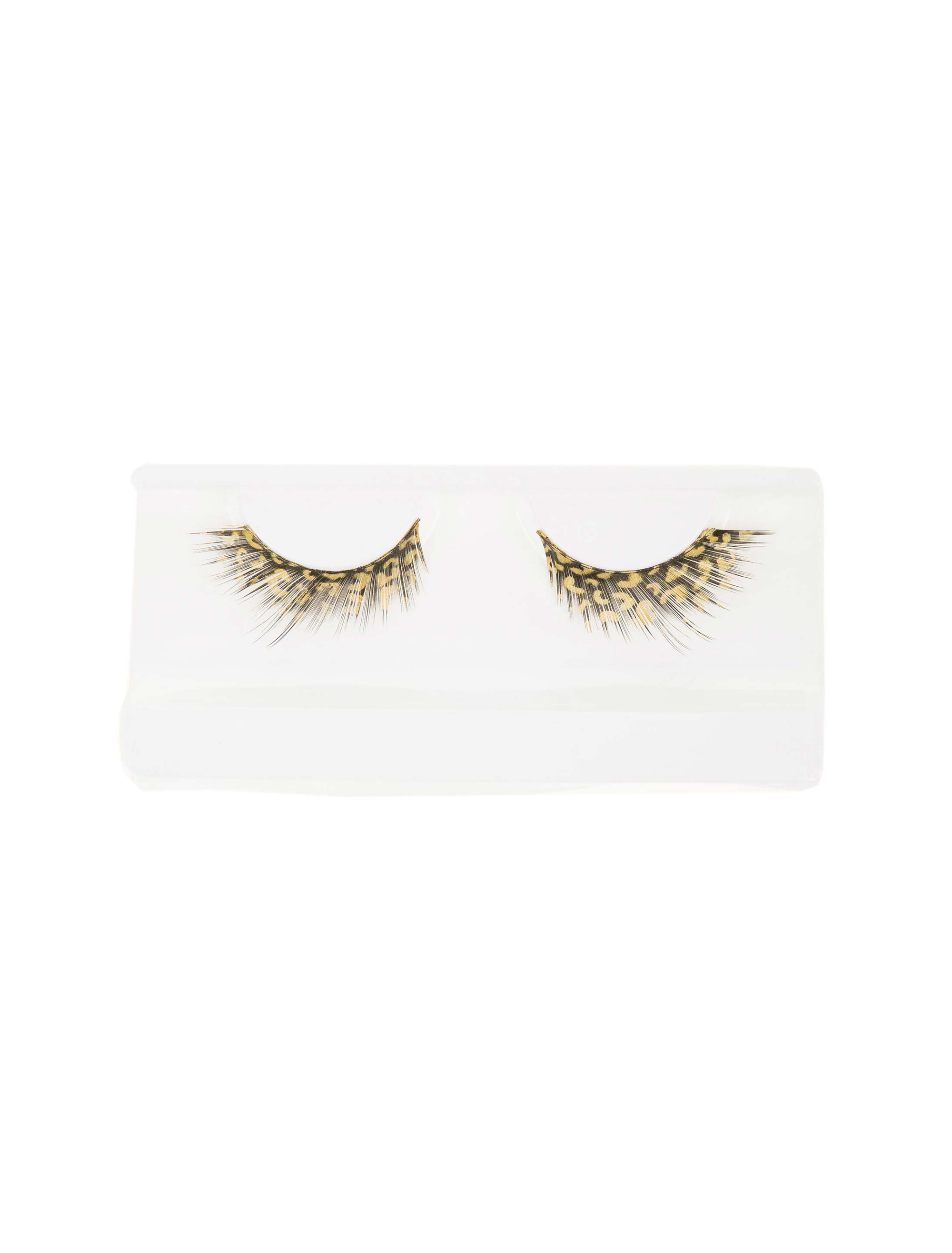 Wimpern Leopard Farbe: schwarz/gelb