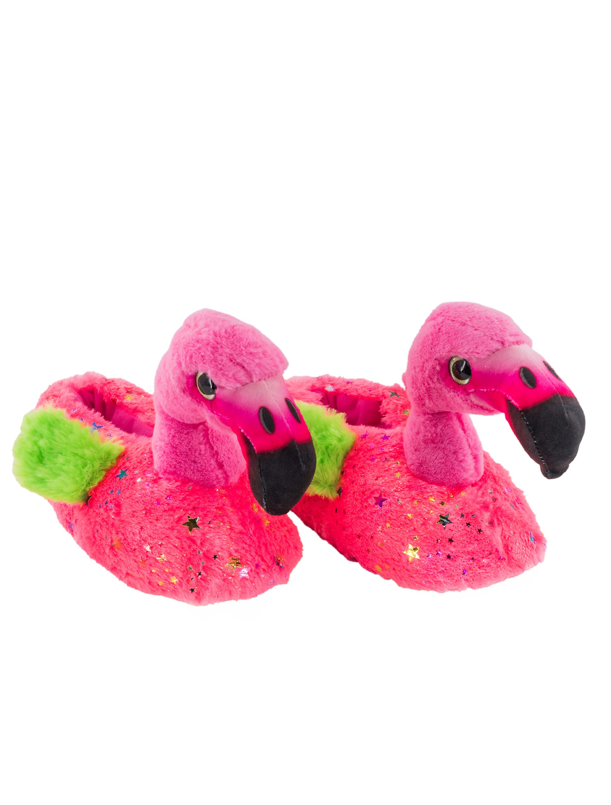 Kostümzubehör Hausschuhe Flamingo Damen pink 38/39