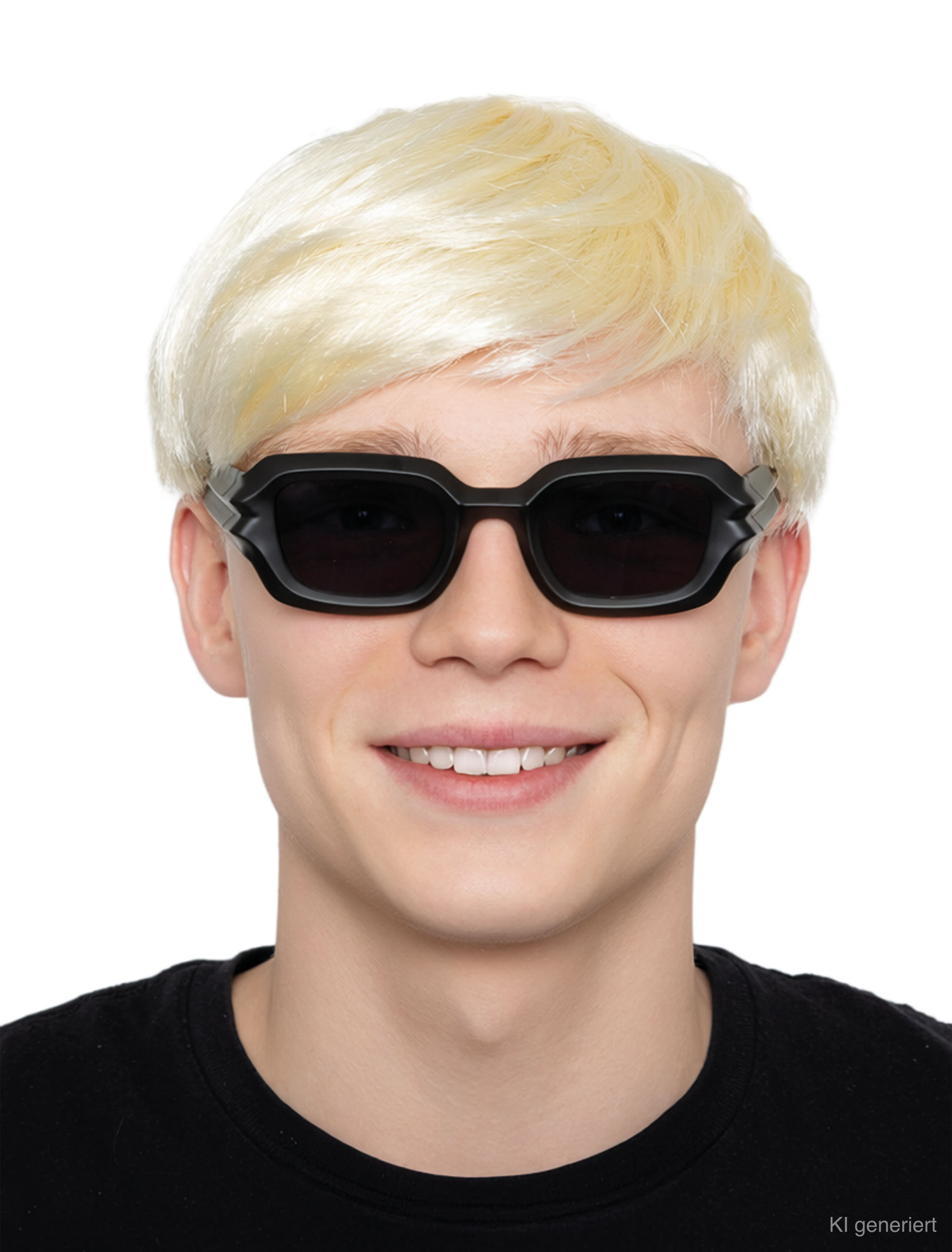Kostümzubehör Perücke kurz glatt blond
