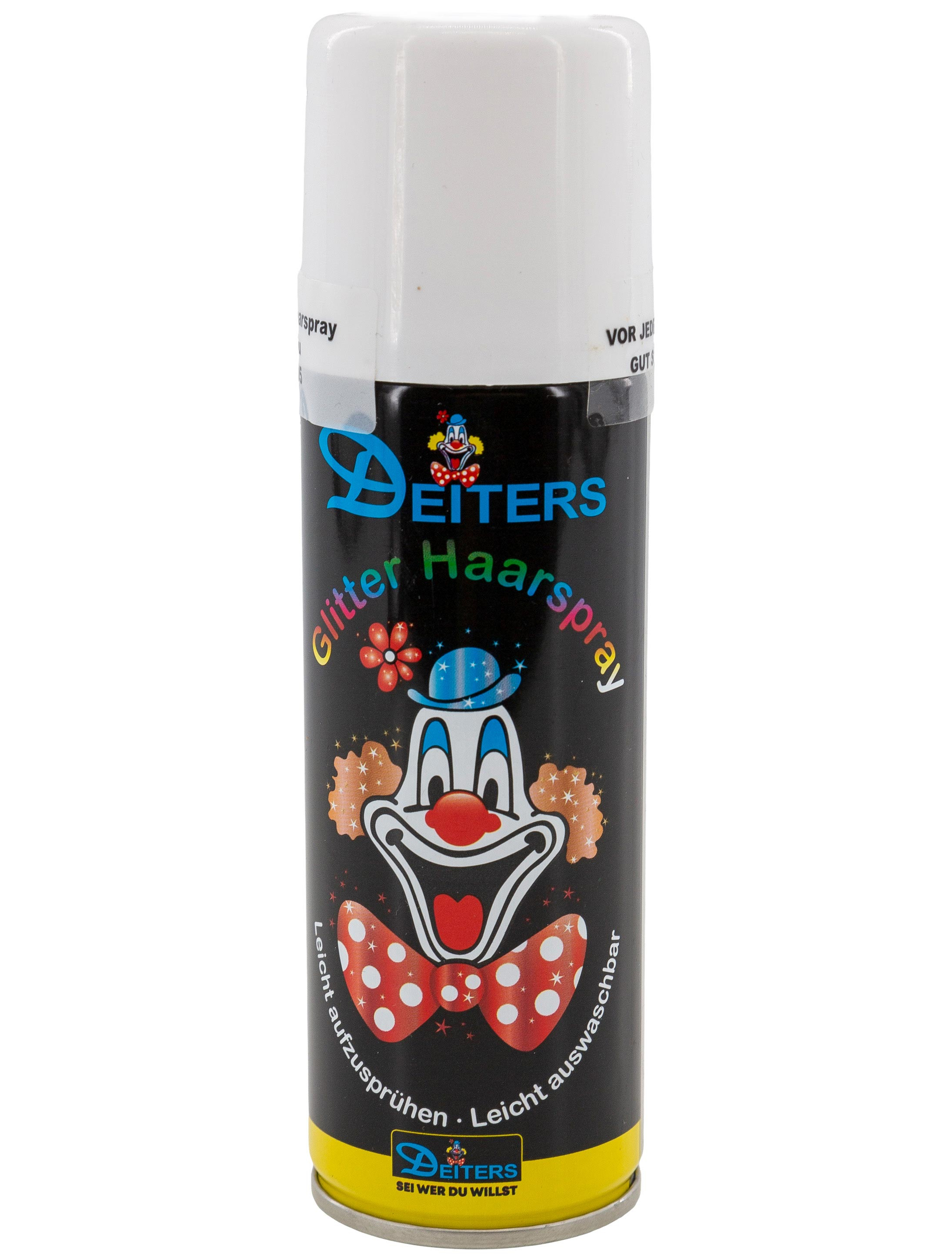 Haarspray Glitzer 125ml rot Schminke für Karneval & Fasching