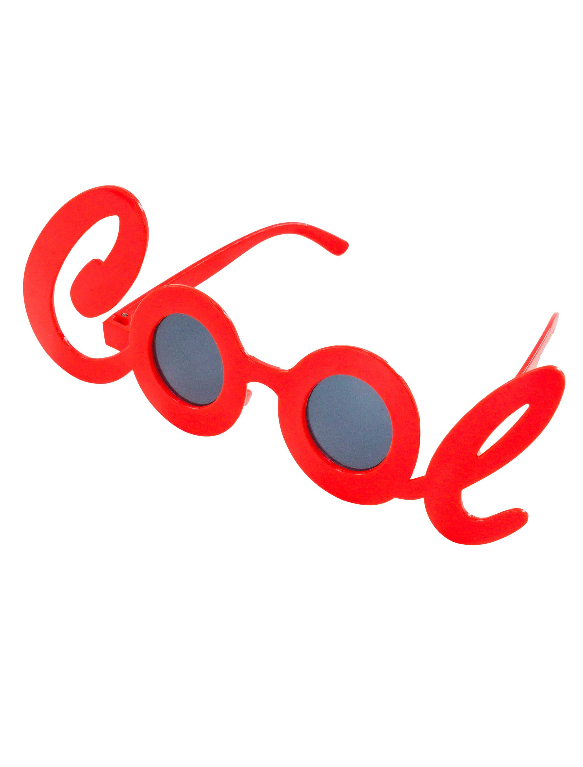 Kostümzubehör Brille 'COOL' rot