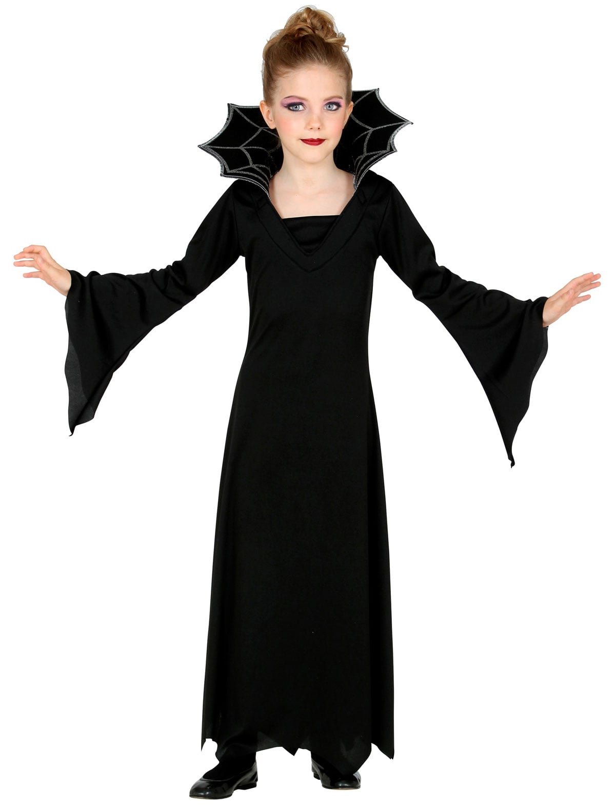 Kleid Vampir Kinder schwarz