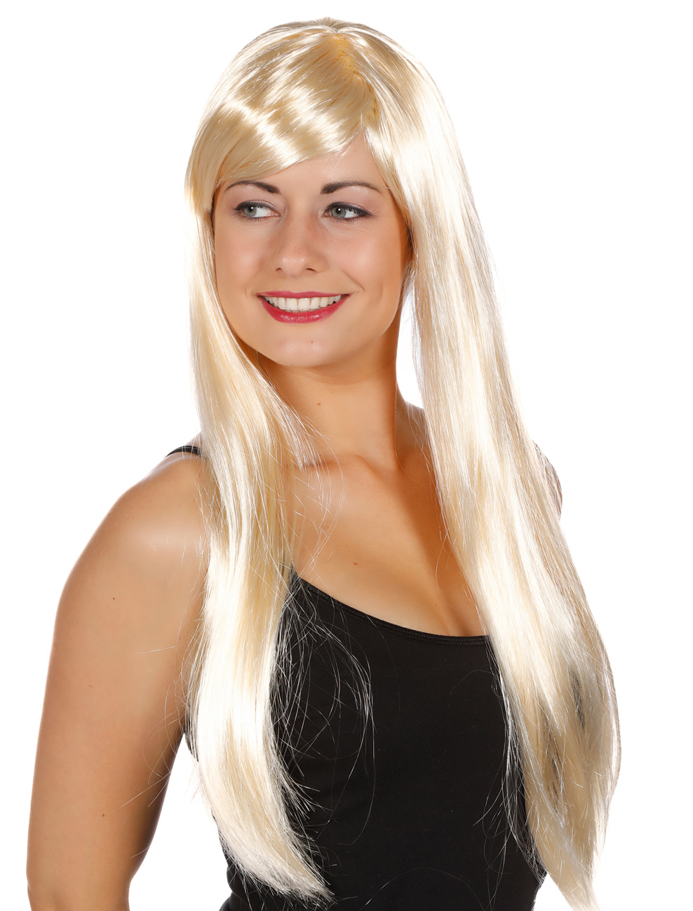 Kostümzubehör Kostümzubehör Perücke Langhaar blond