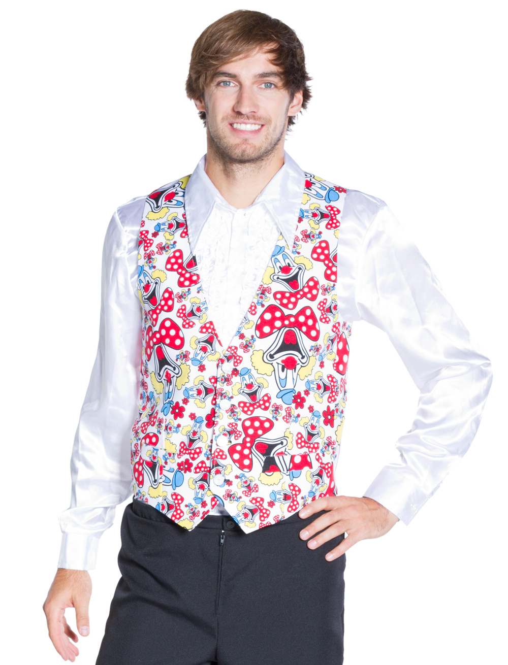 Weste Deiters Clown bunt 2XL Farbe: bunt
