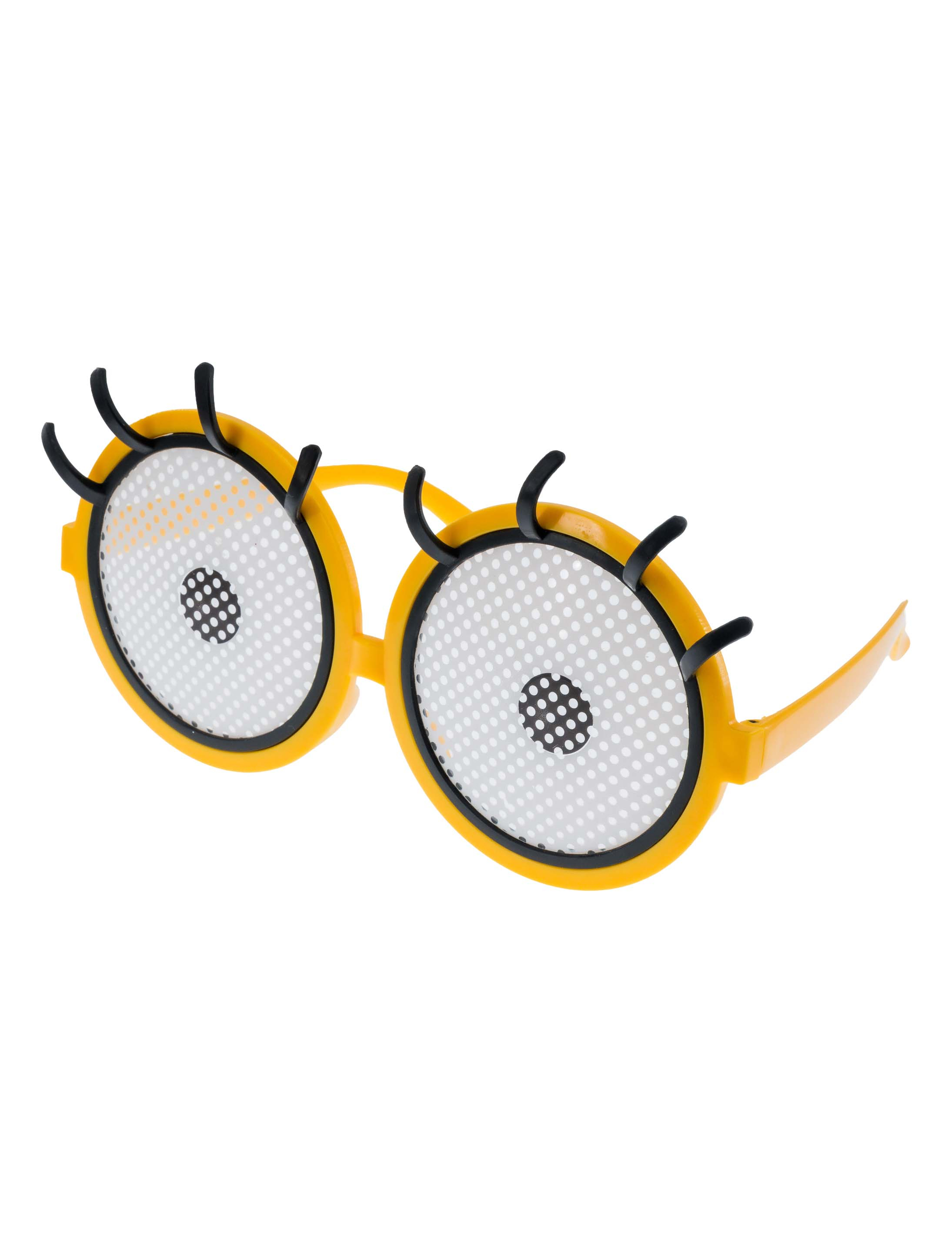 Kostümzubehör Brille Kevin gelb/weiß