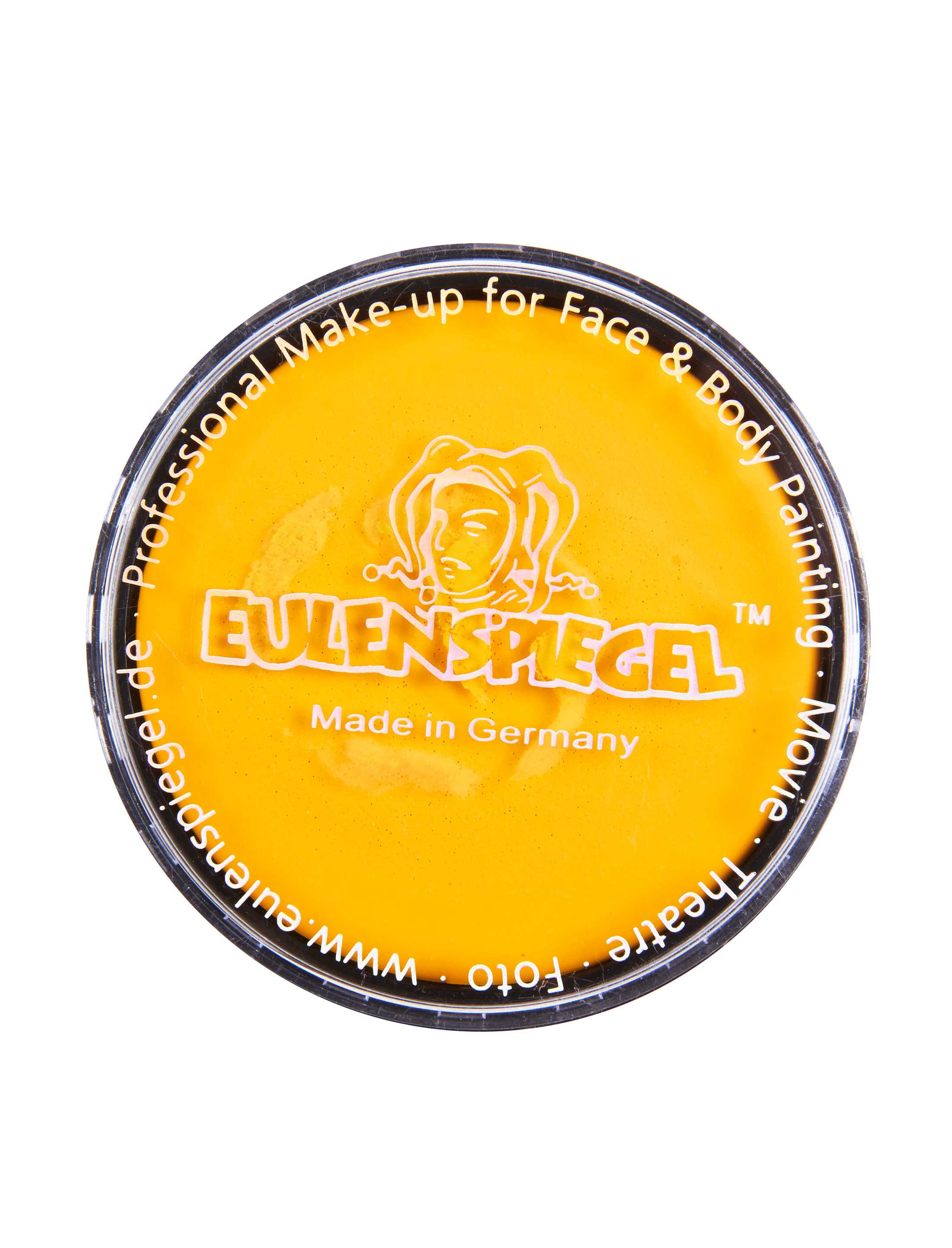 Creme-Schminke 35ml gelb Schminke für Karneval & Fasching