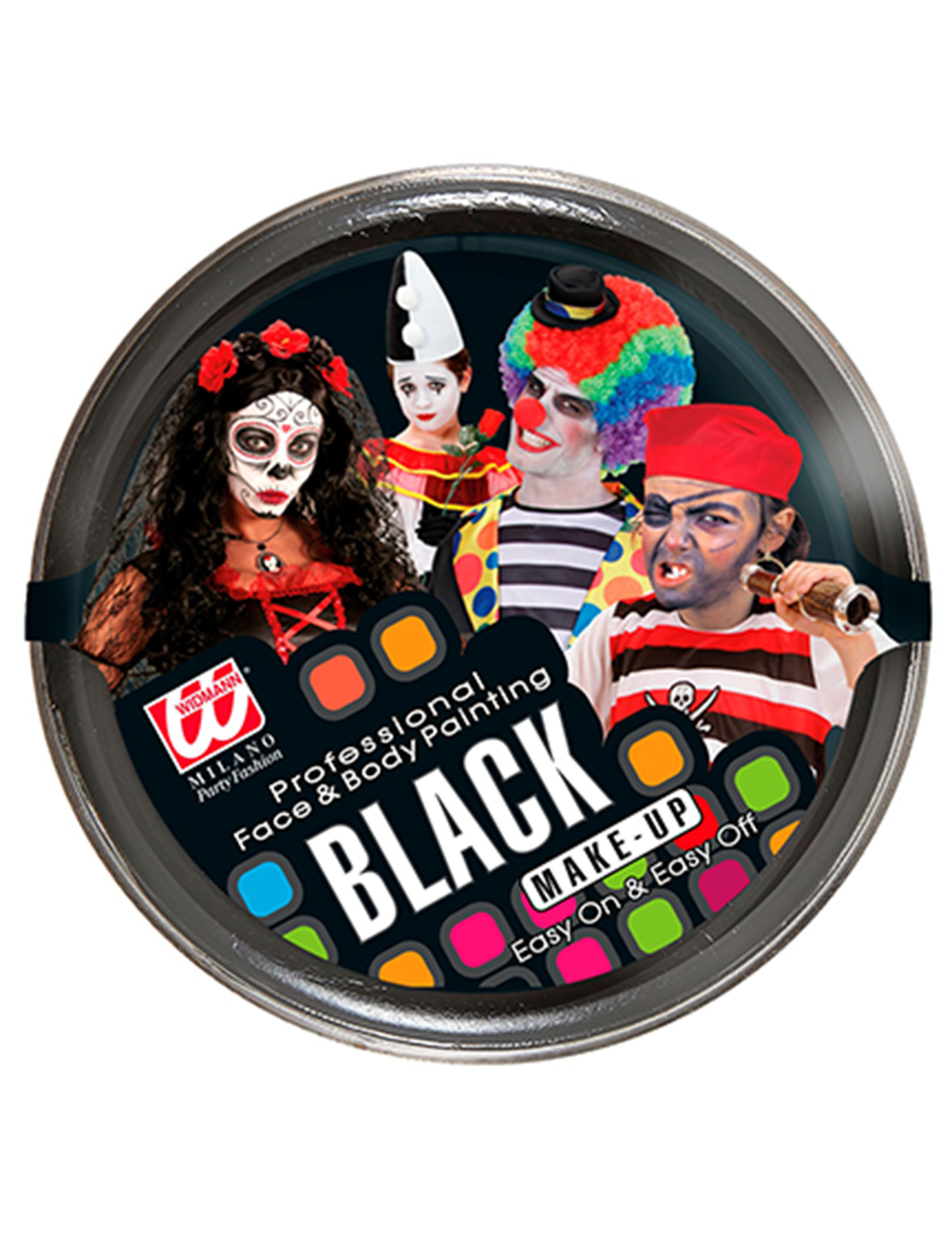 Make-up 25g schwarz Schminke für Karneval & Fasching