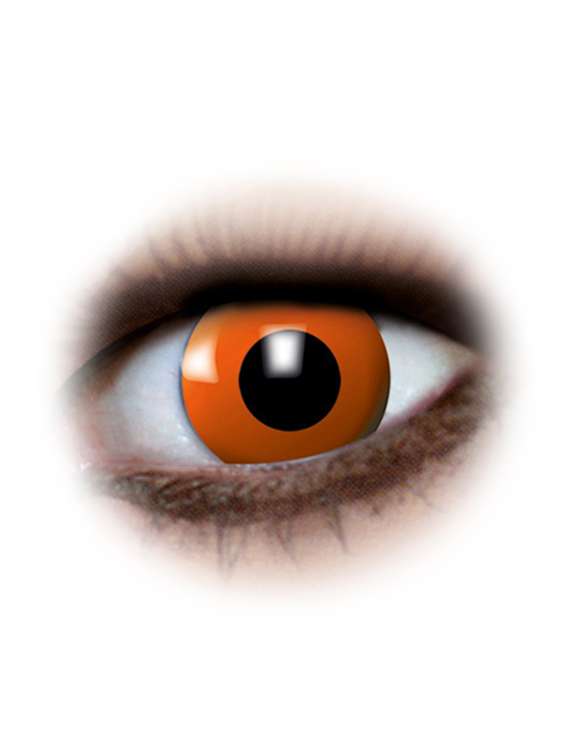 Kostümzubehör Kontaktlinsen Halloween Orange