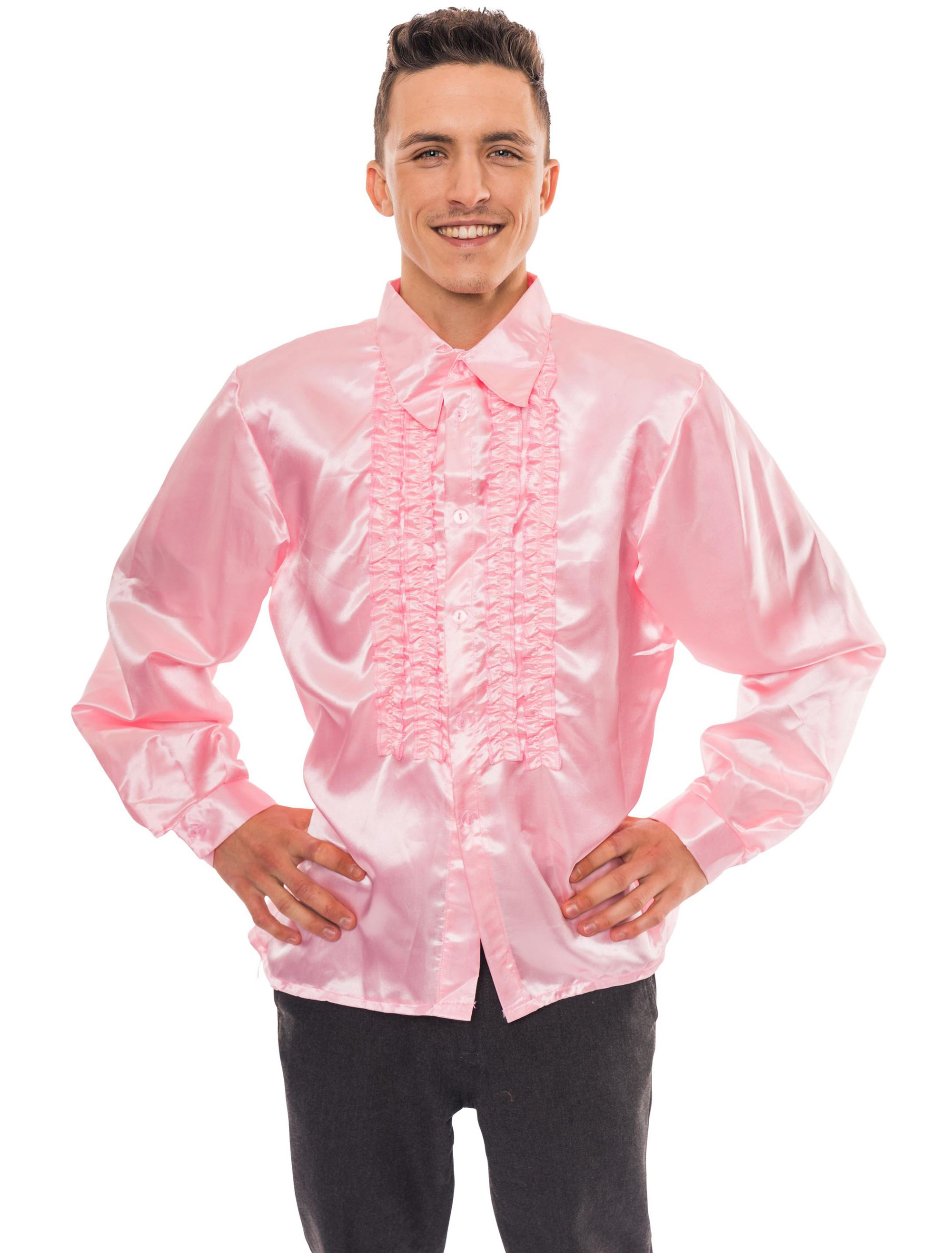 Discohemd Herren pink S