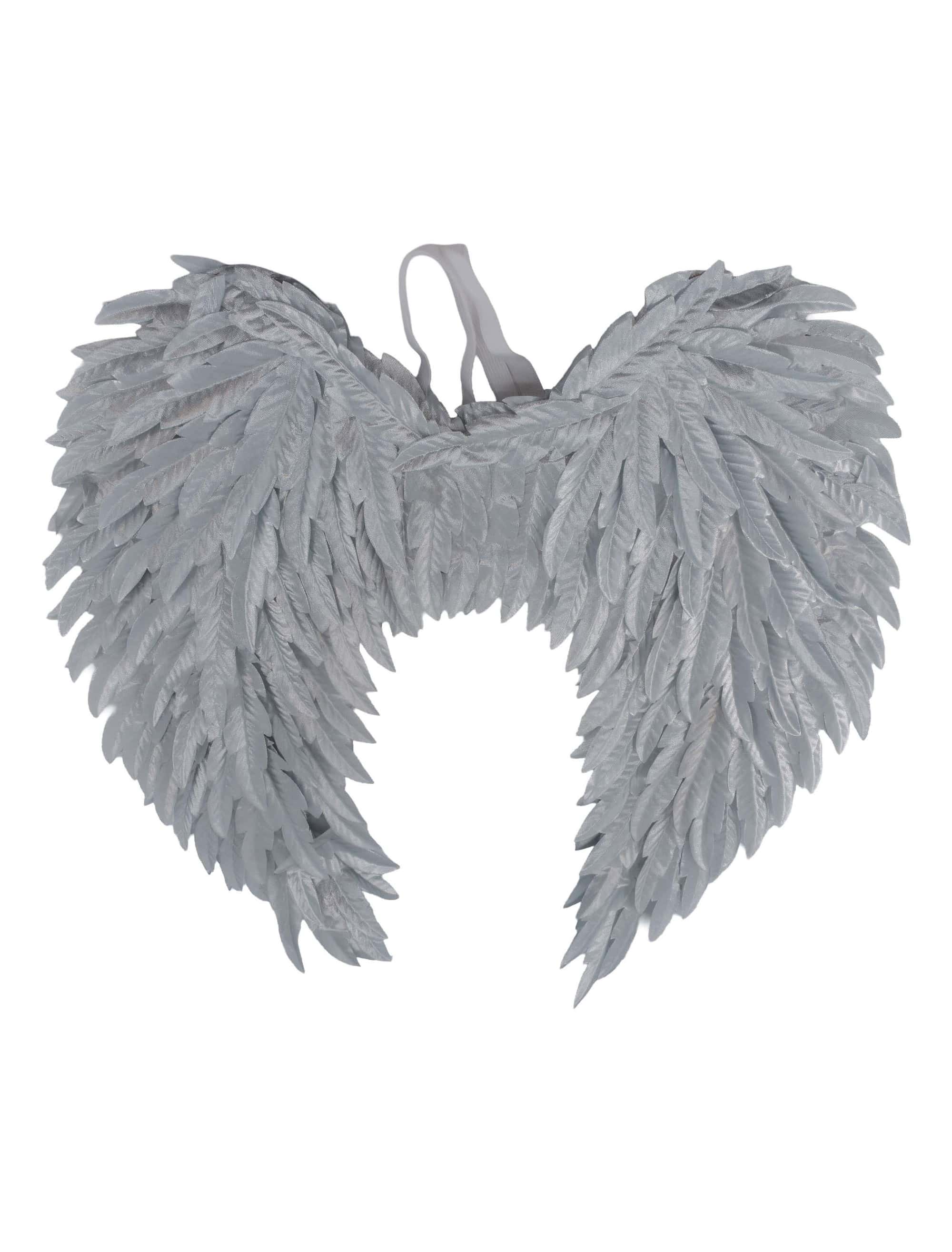 Kostümzubehör Flügel Engel silber