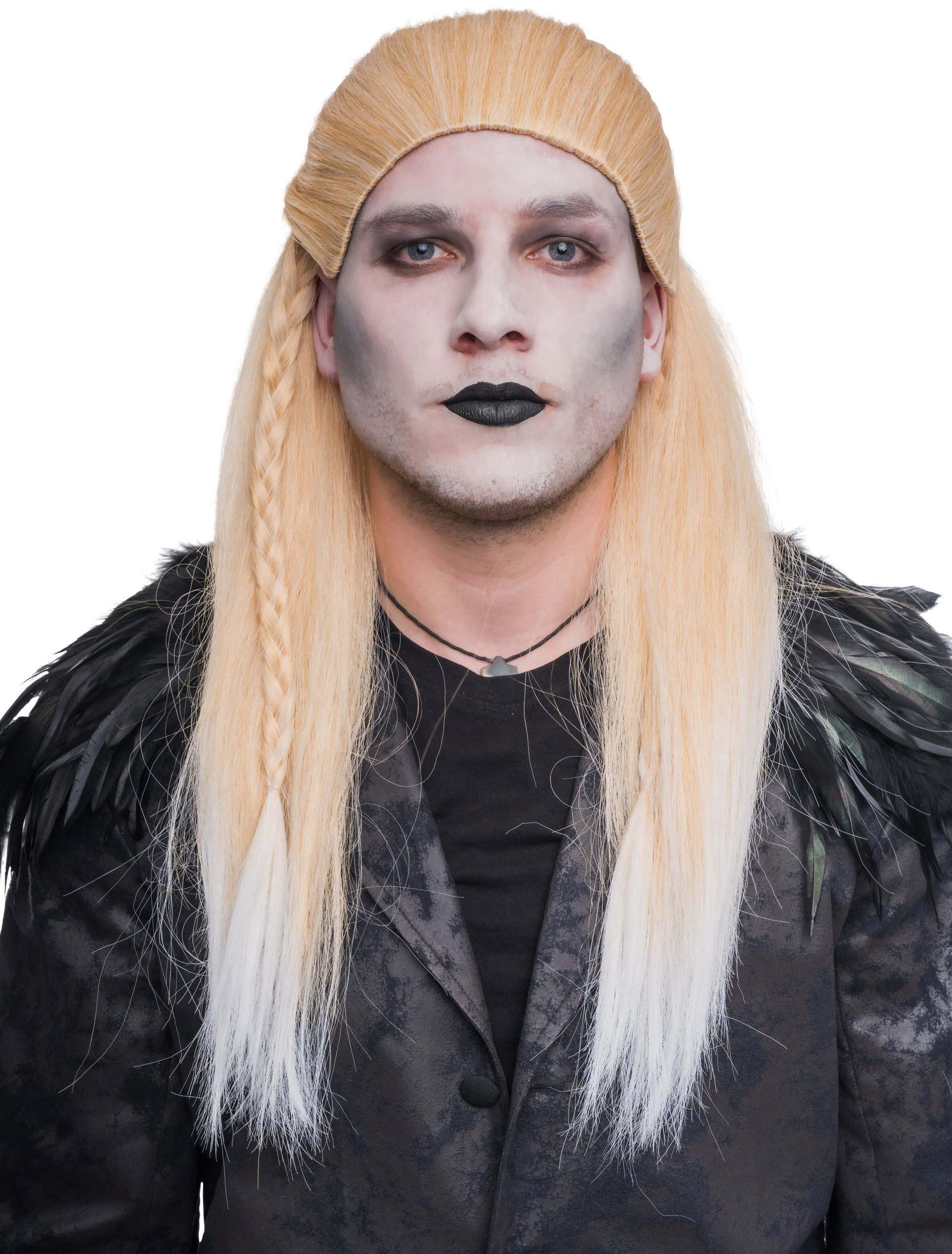 Kostümzubehör Perücke Elf Langhaar blond